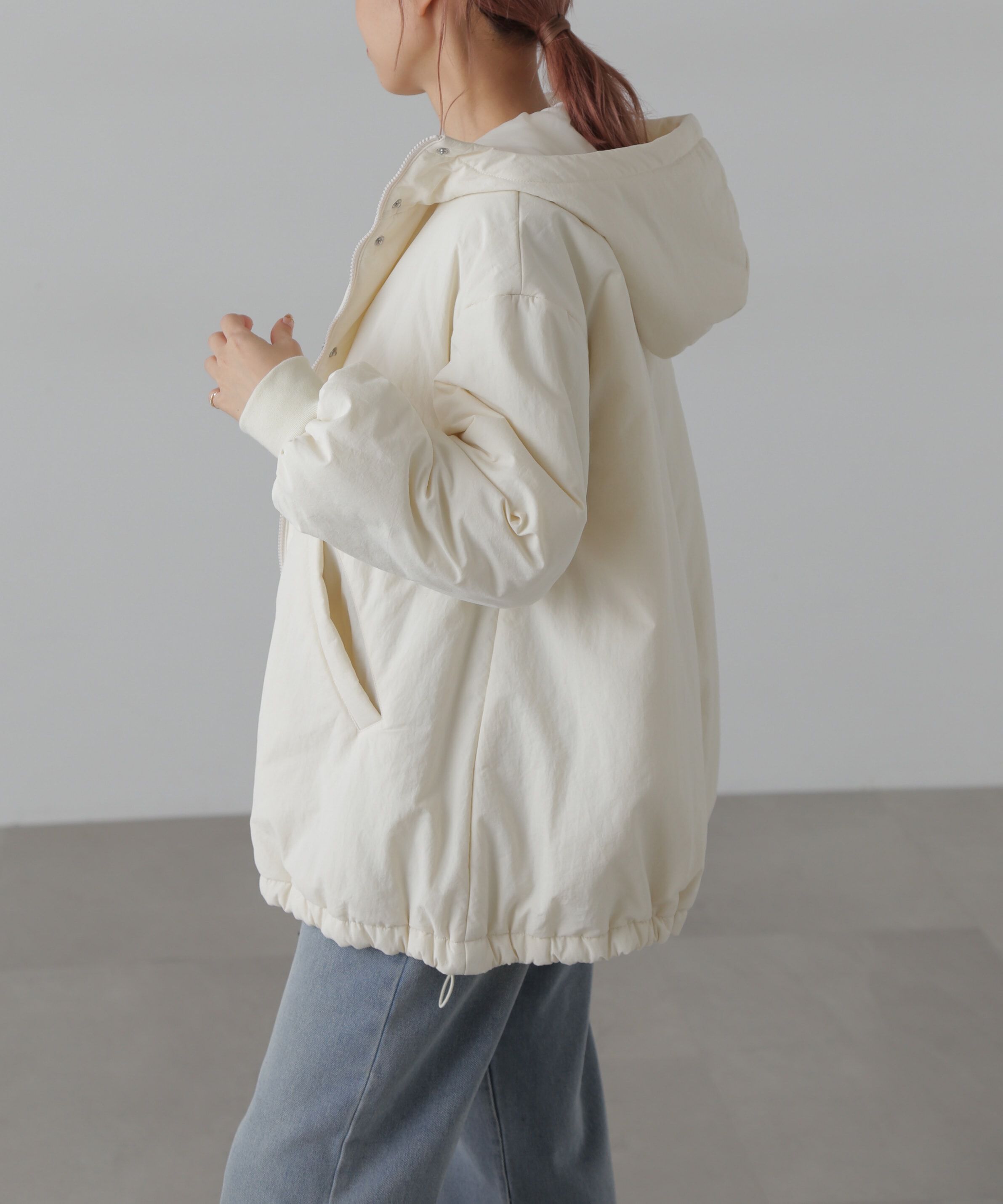  「ミドル丈中綿ブルゾン」|ブルゾン・スタジャン|