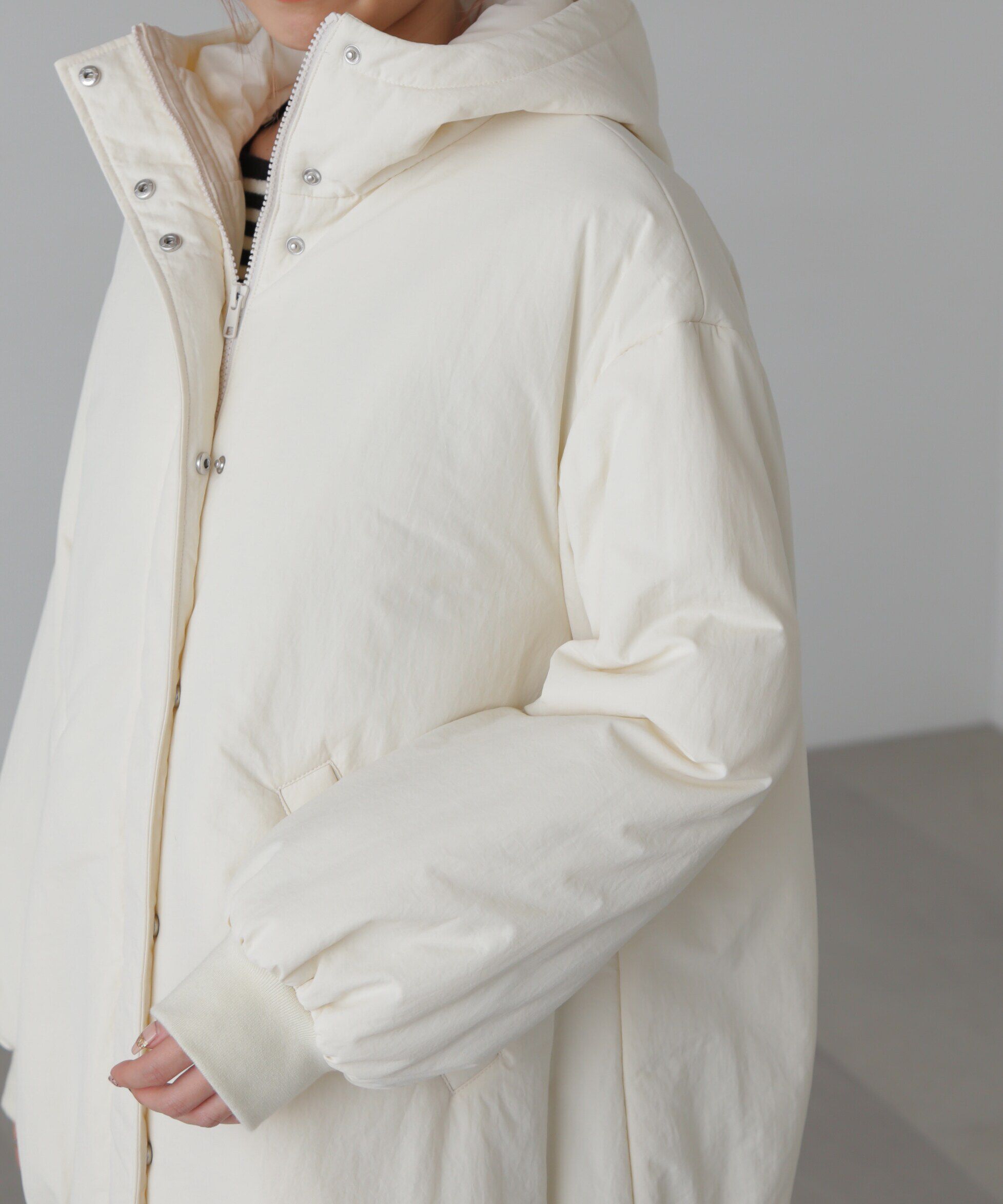  「ミドル丈中綿ブルゾン」|ブルゾン・スタジャン|