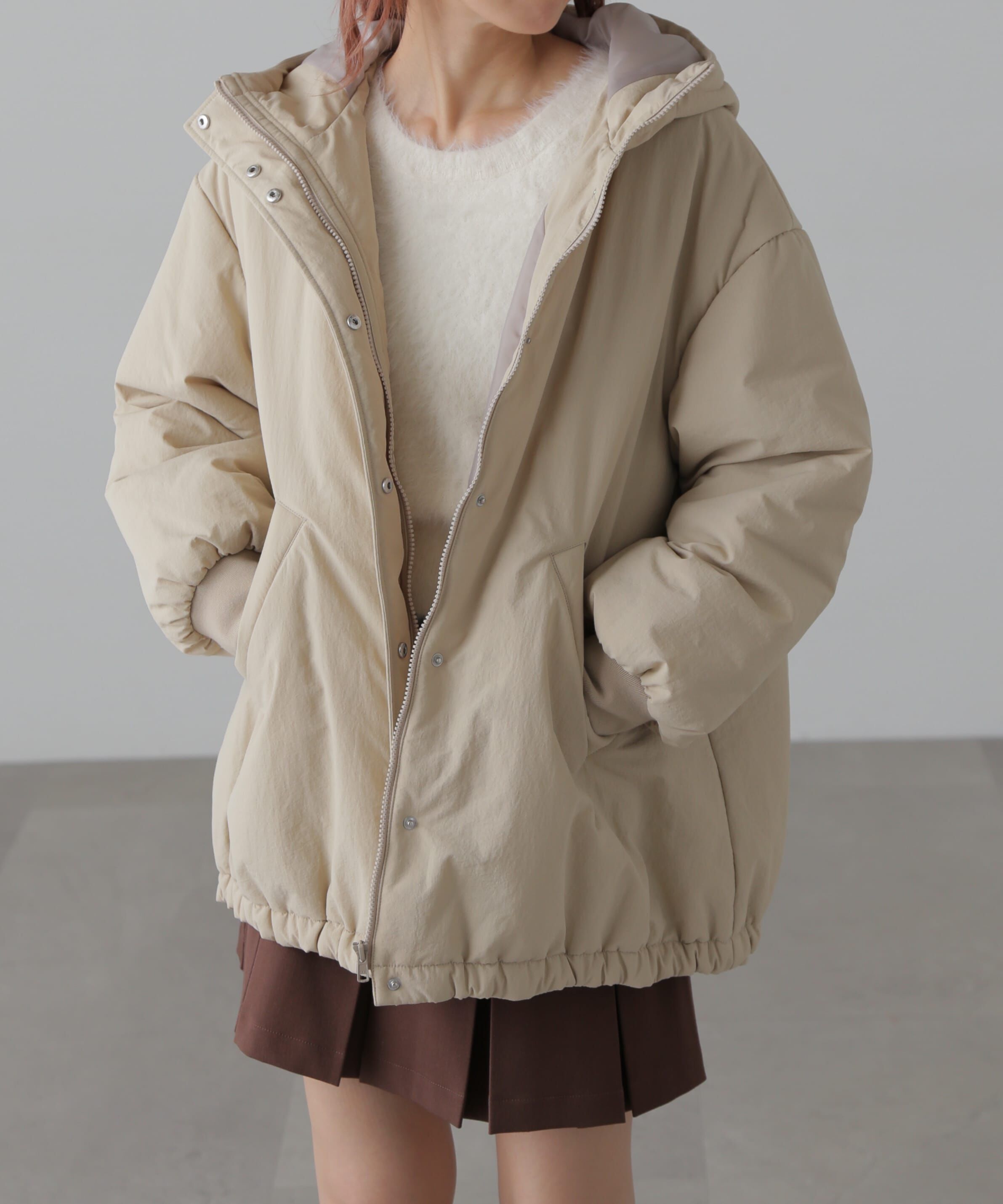  「ミドル丈中綿ブルゾン」|ブルゾン・スタジャン|