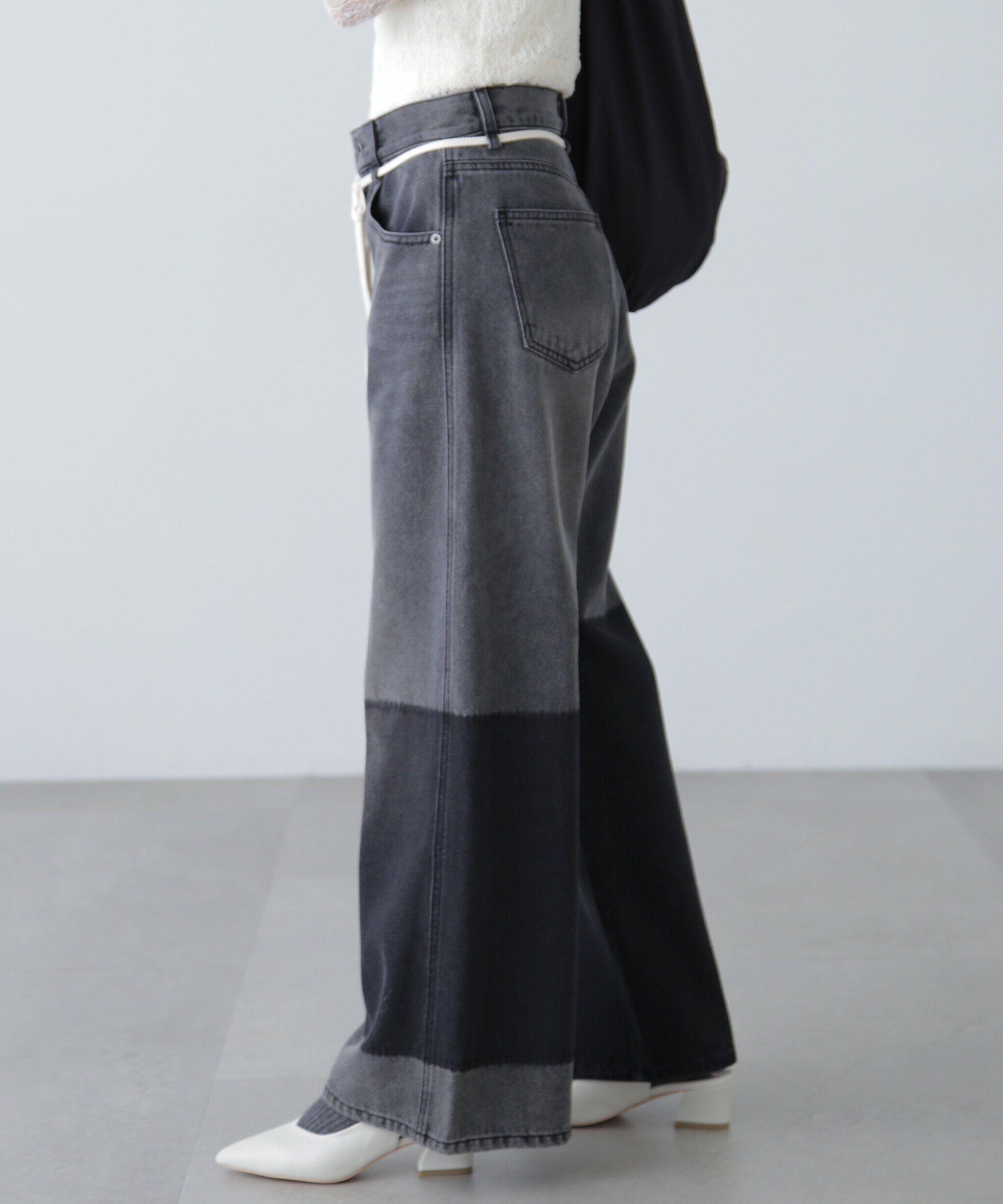  「リメイク風ワイドデニム」|その他|