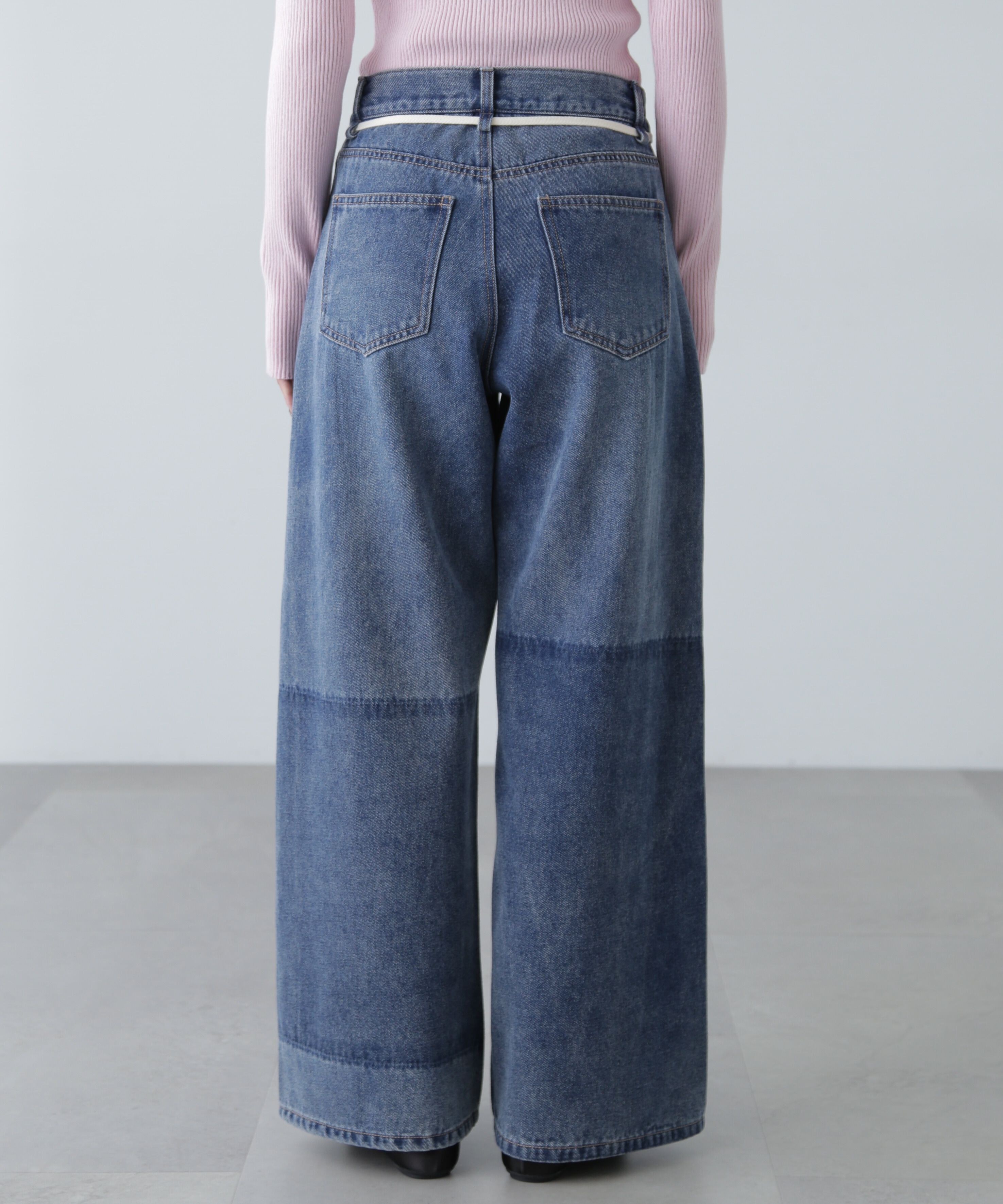  「リメイク風ワイドデニム」|その他|