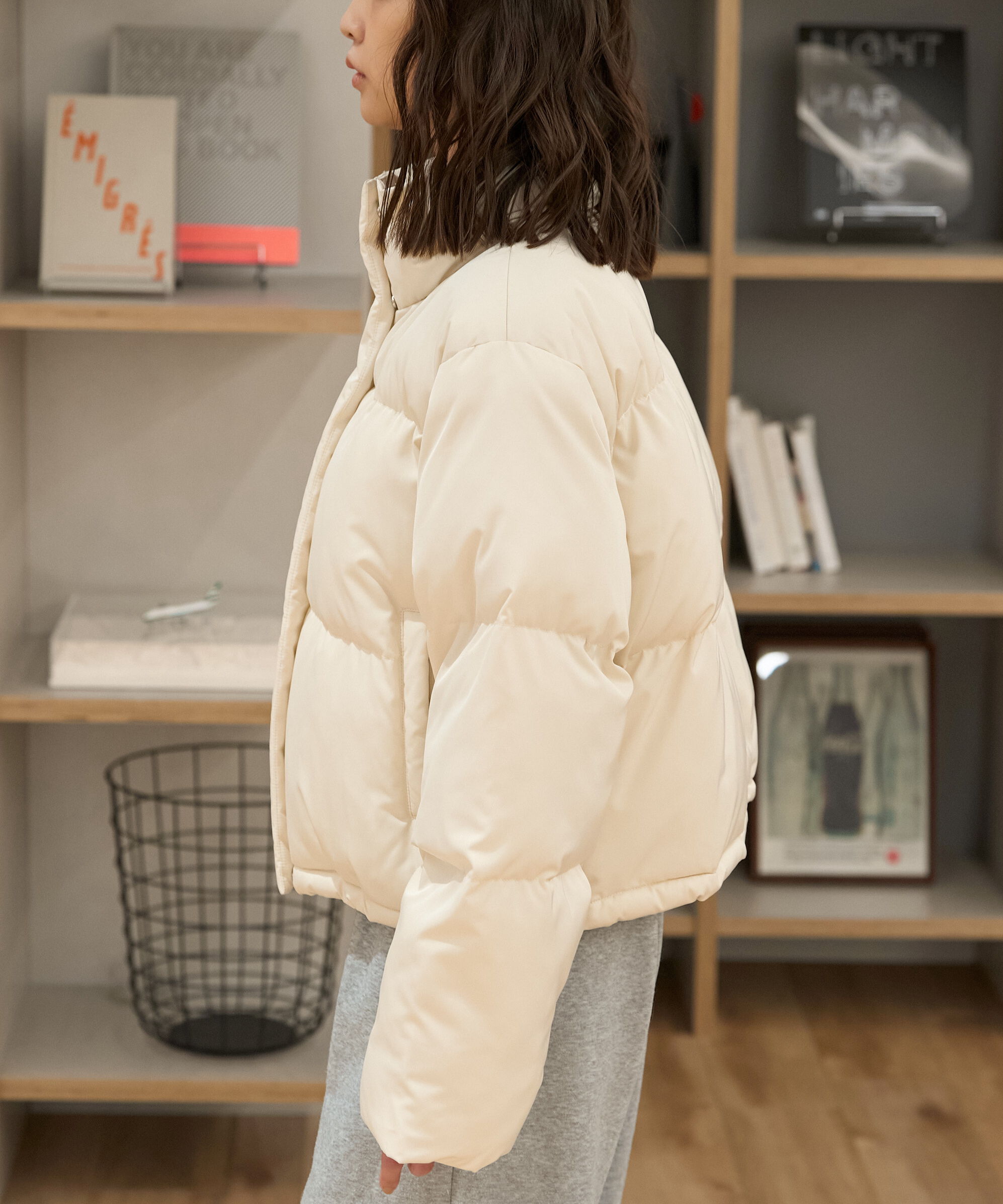  「スタンドショート中綿ブルゾン」|ブルゾン・スタジャン|