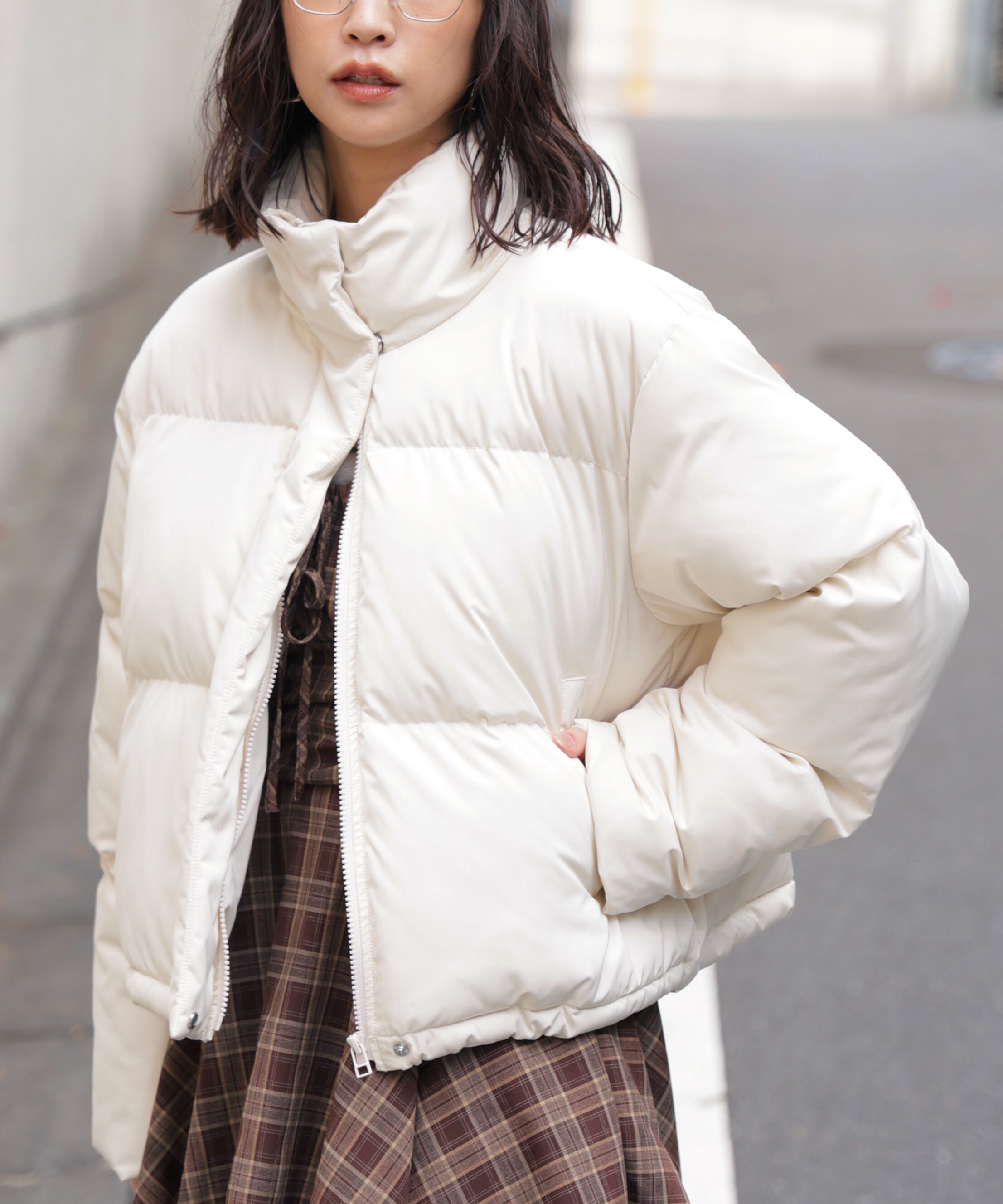  「スタンドショート中綿ブルゾン」|ブルゾン・スタジャン|