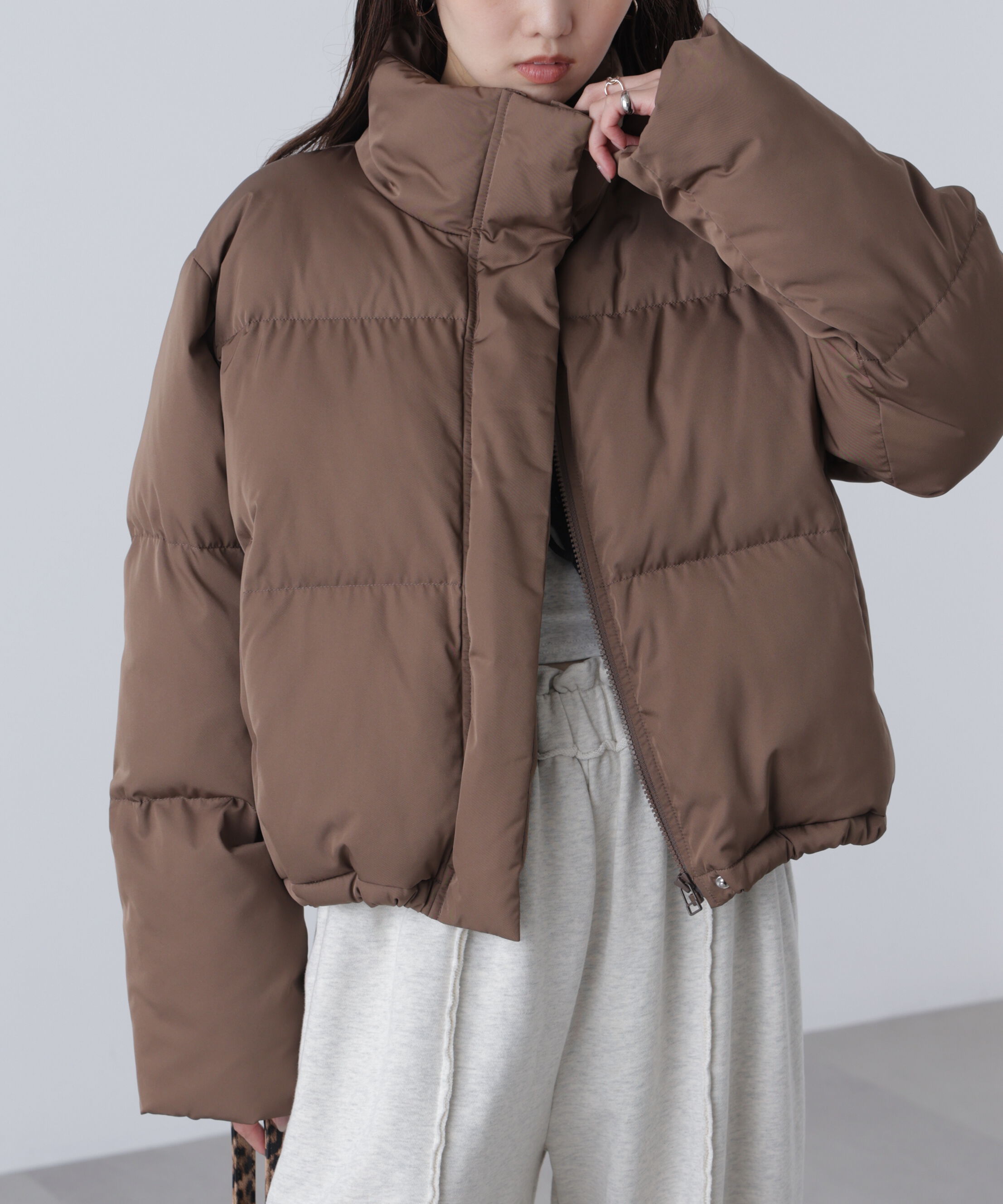  「スタンドショート中綿ブルゾン」|ブルゾン・スタジャン|