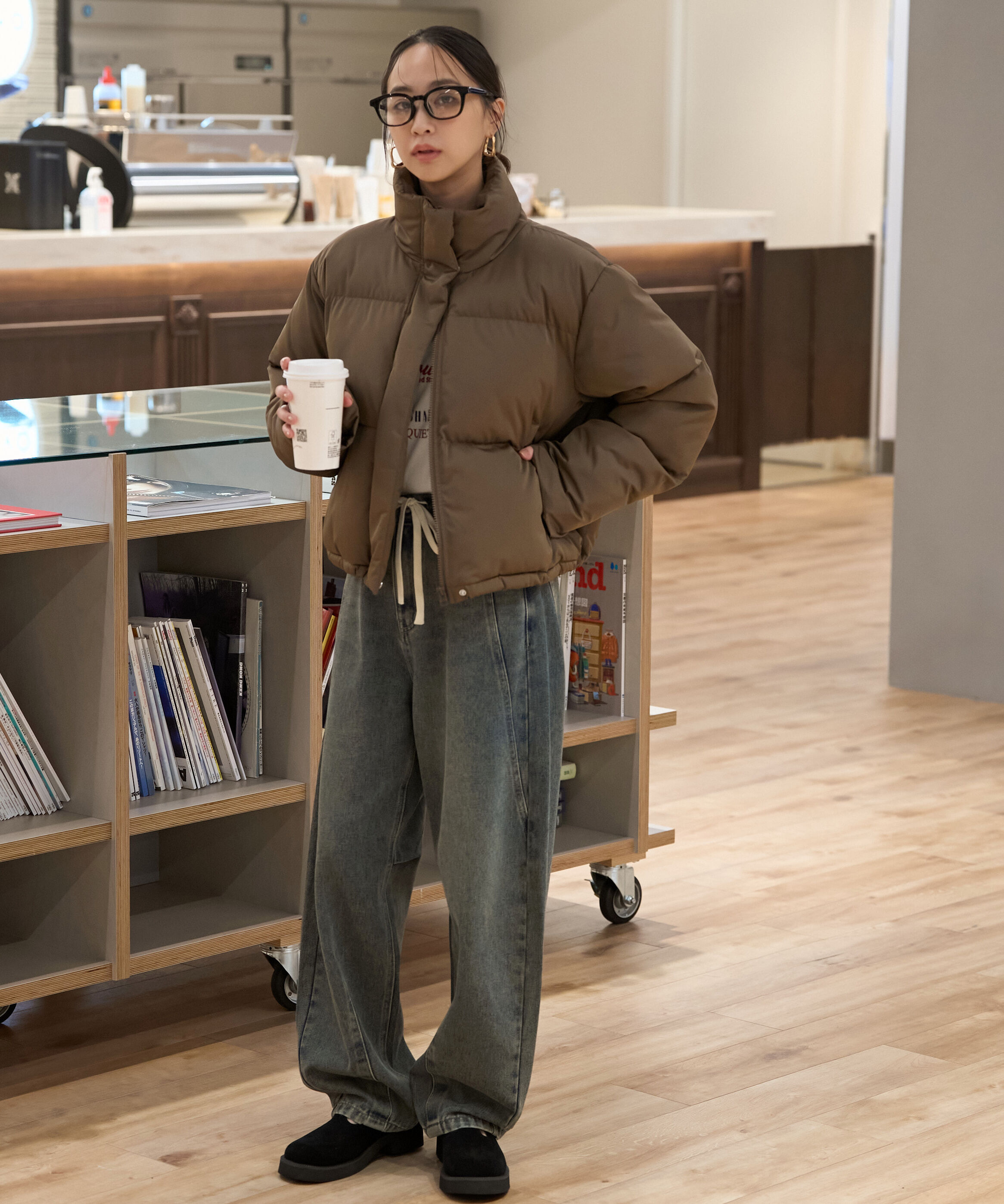  「スタンドショート中綿ブルゾン」|ブルゾン・スタジャン|