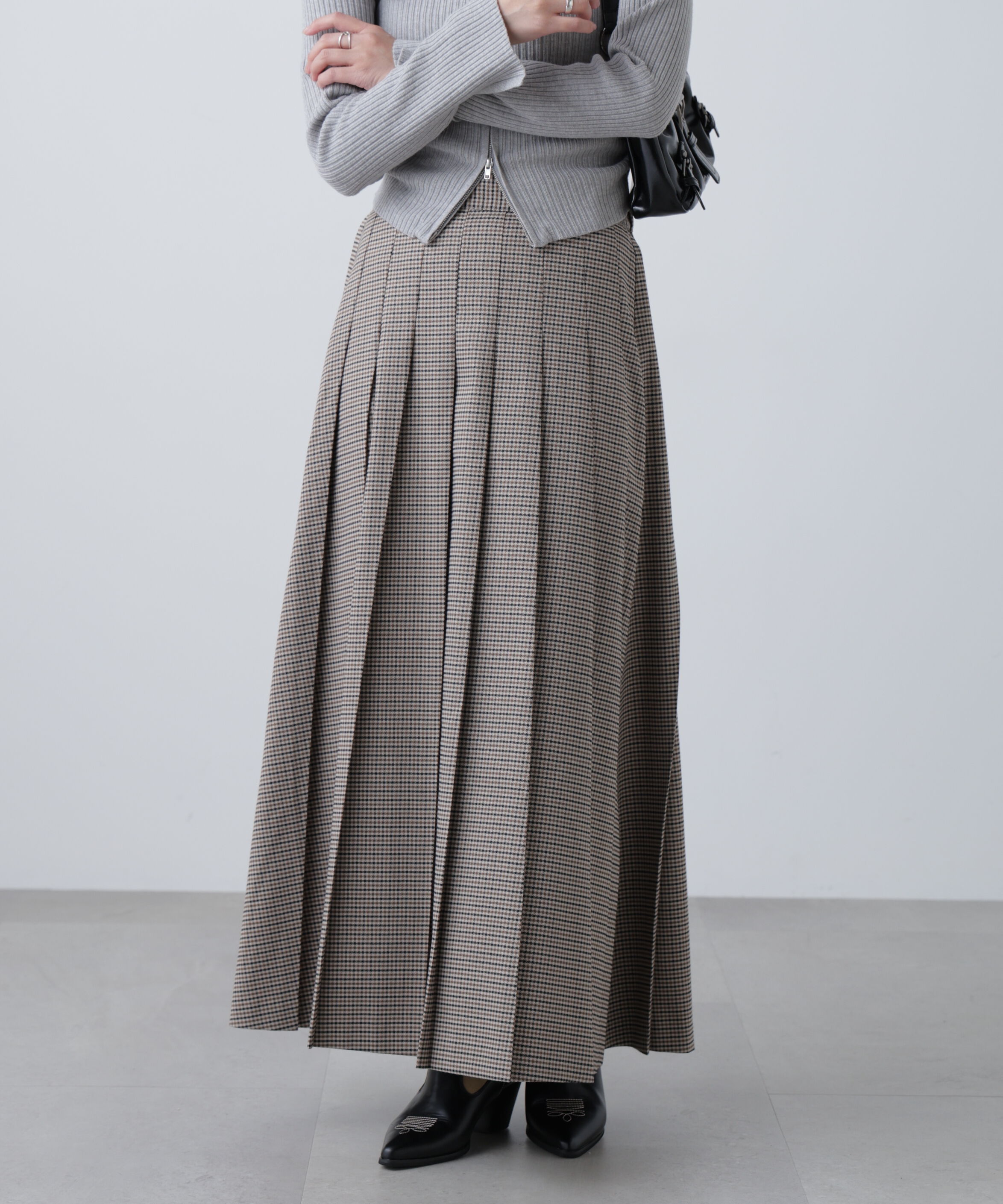  「プリーツロングスカート」|スカート|