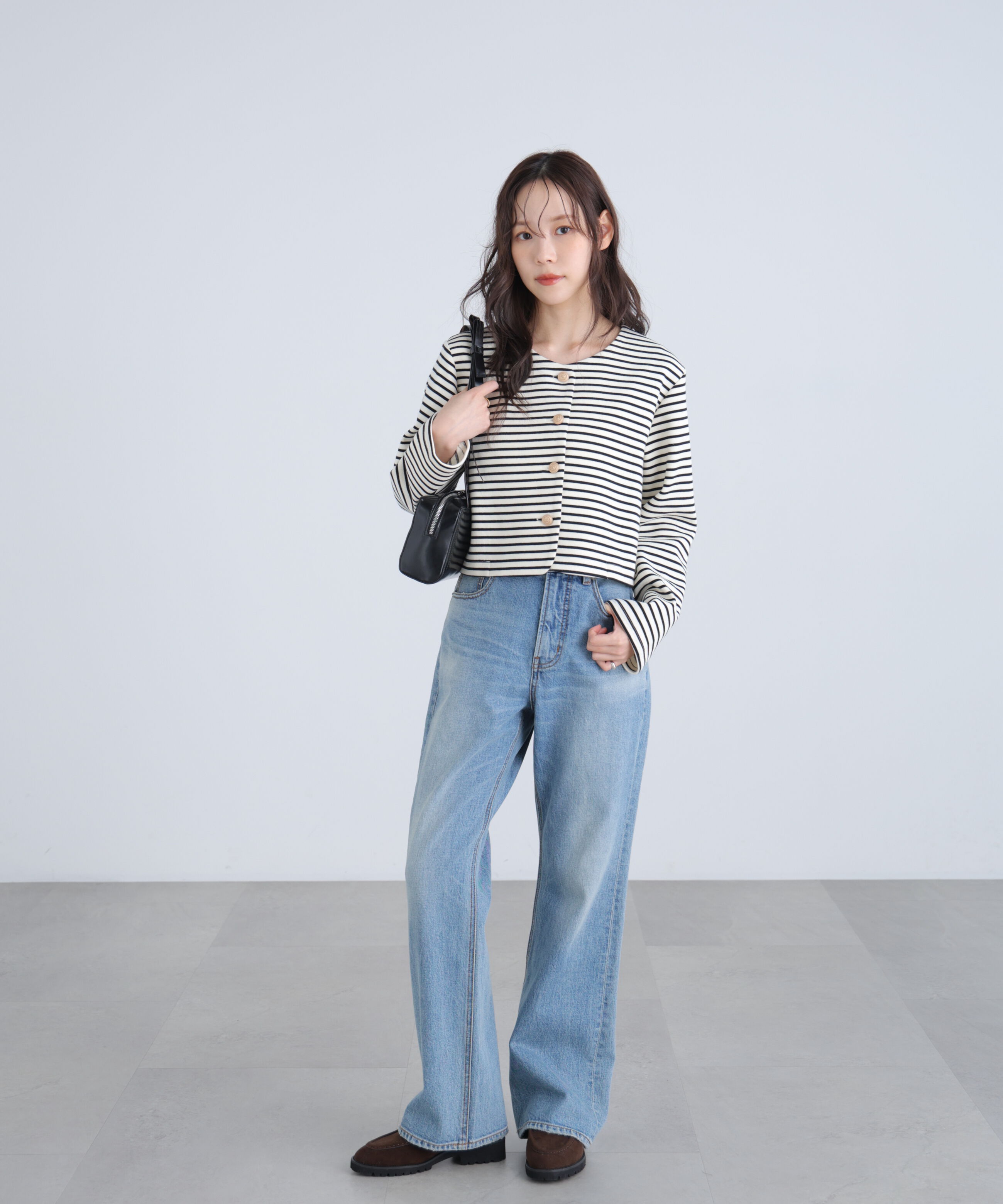  「金ボタンノーカラージャケット」|ブルゾン・スタジャン|