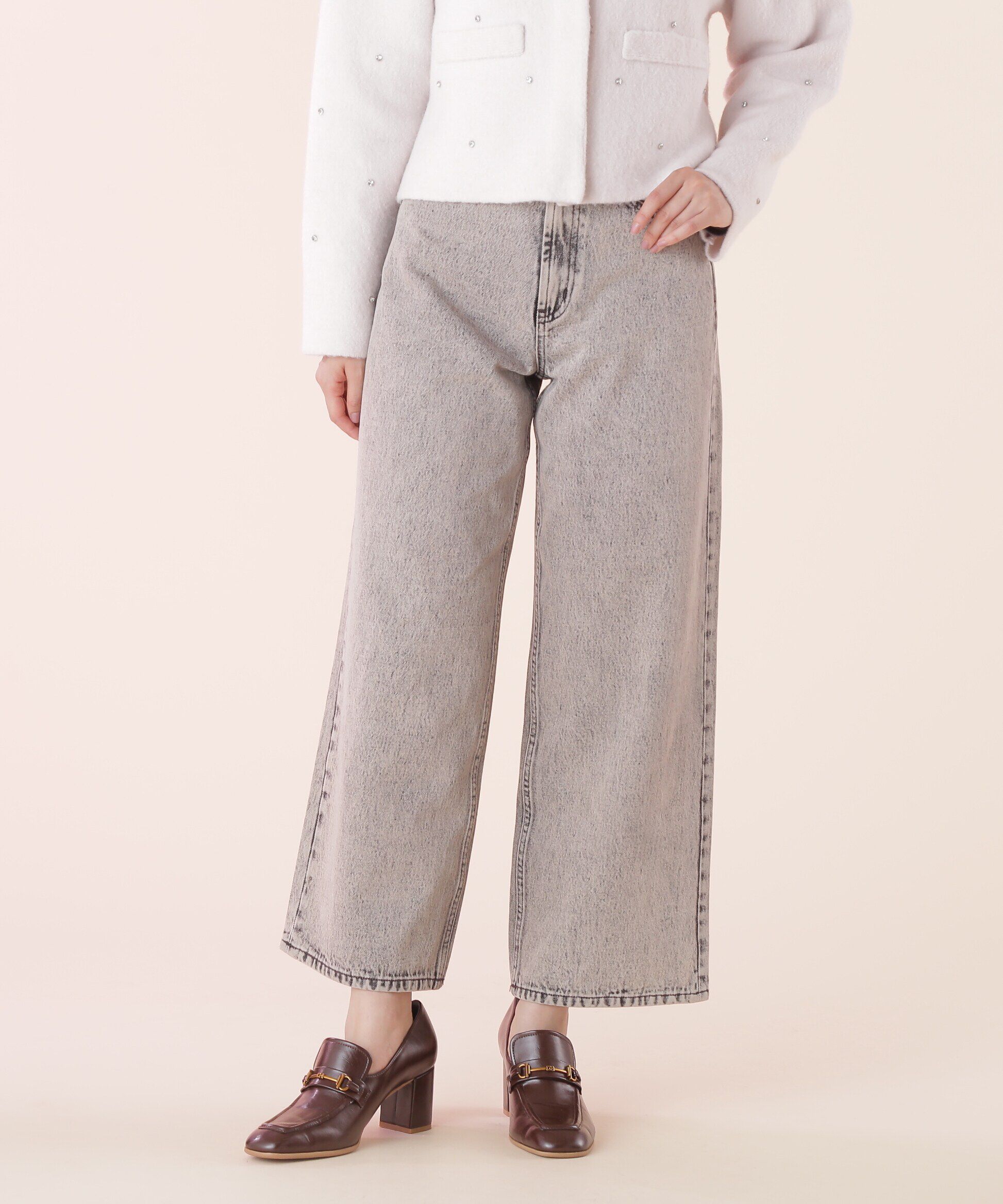  「◆＜ジルバイベーシック＞ストレートワイドデニムパンツ」|その他|