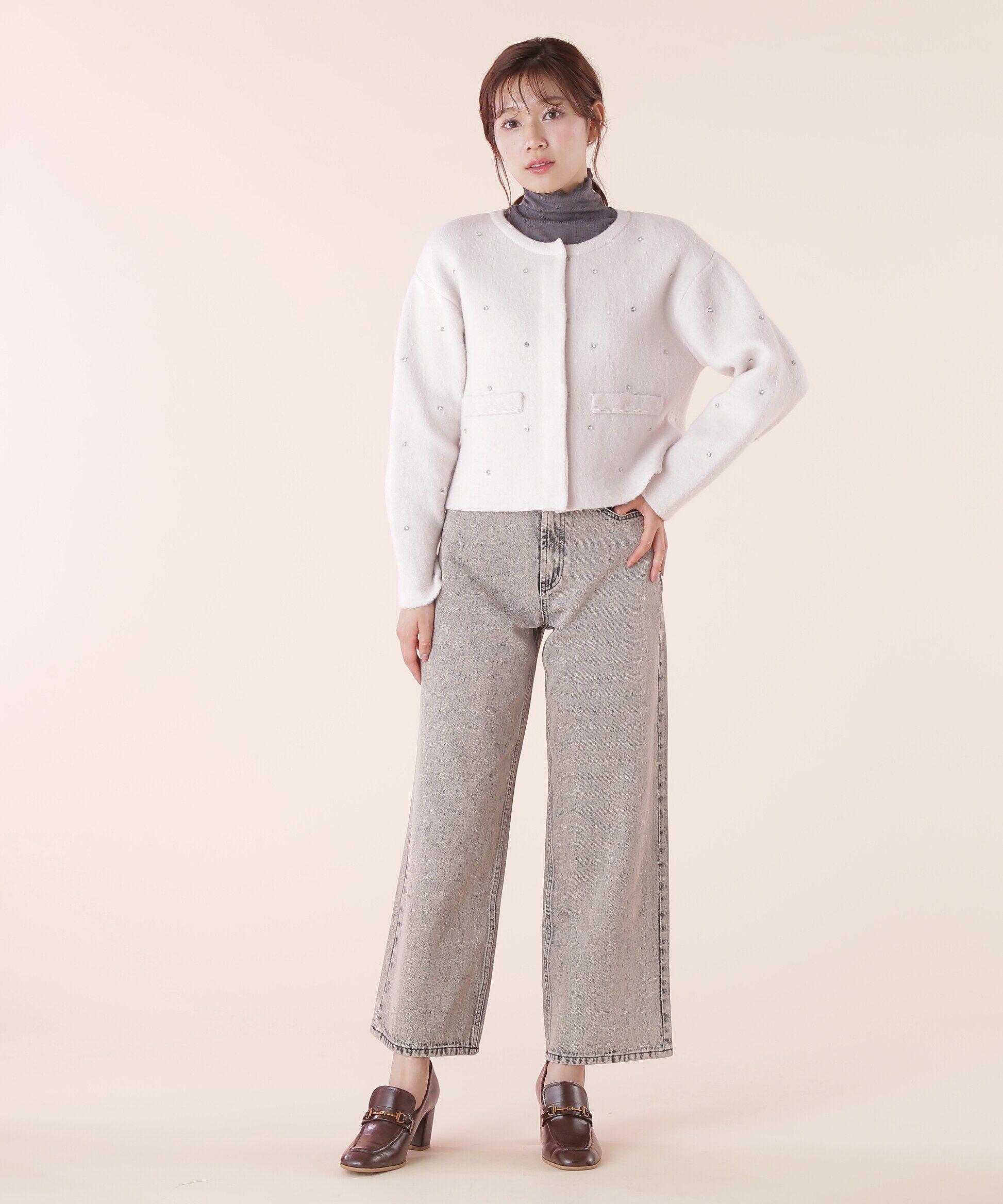  「◆＜ジルバイベーシック＞ストレートワイドデニムパンツ」|その他|