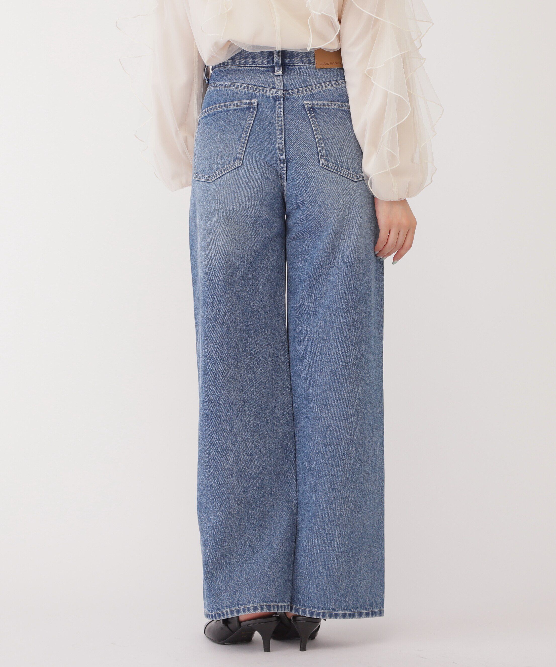  「◆＜ジルバイベーシック＞ストレートワイドデニムパンツ」|その他|