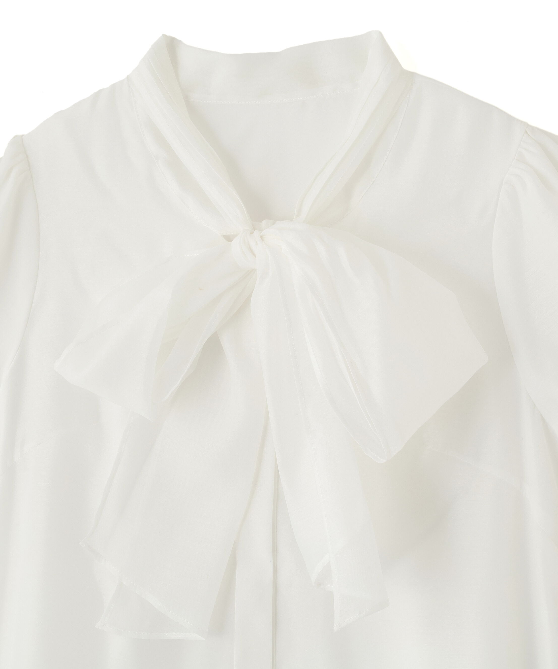  「ピンタックビッグリボンブラウス」|シャツ・ブラウス|