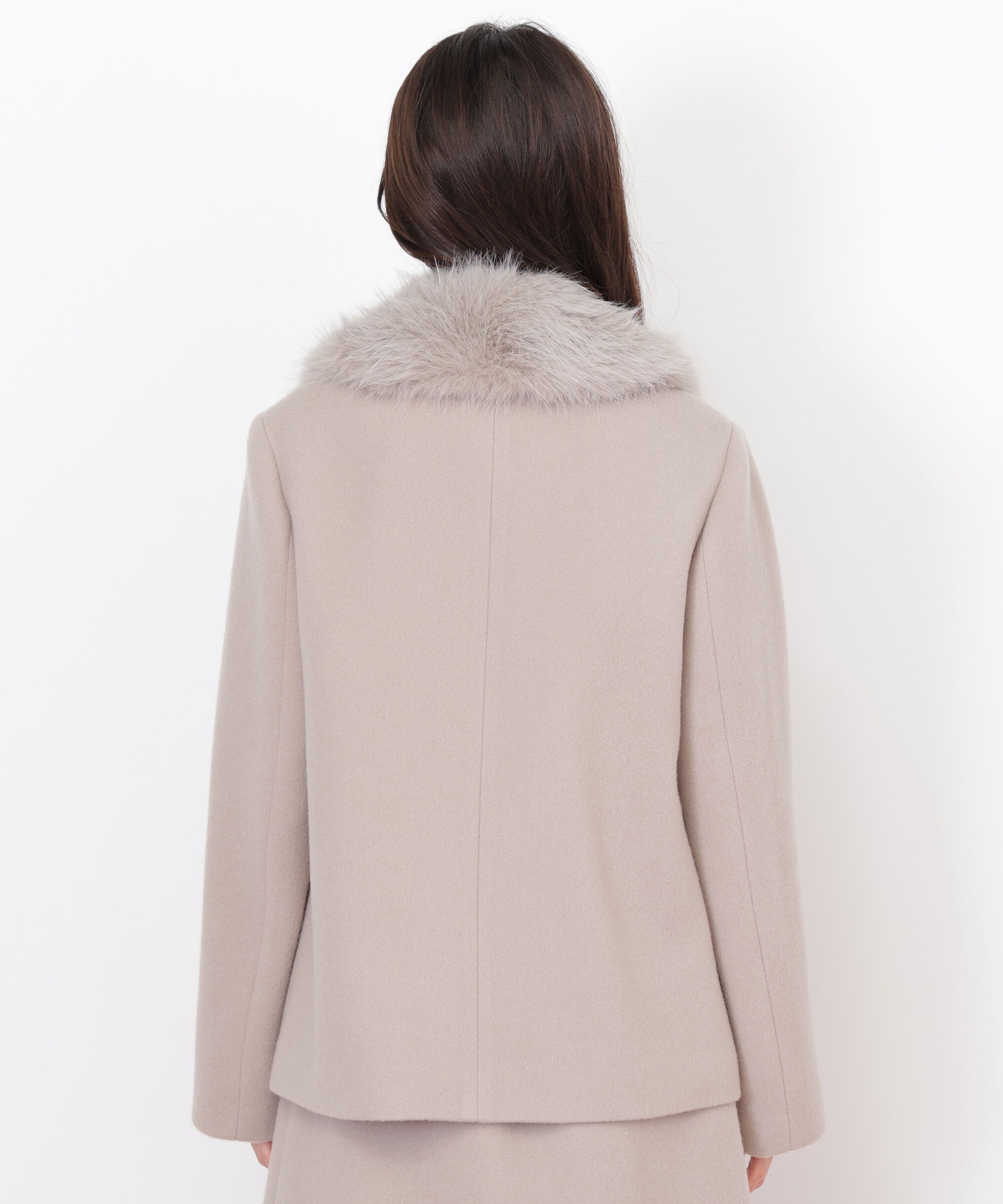  「フェイクファー衿付ジャケット」|その他|