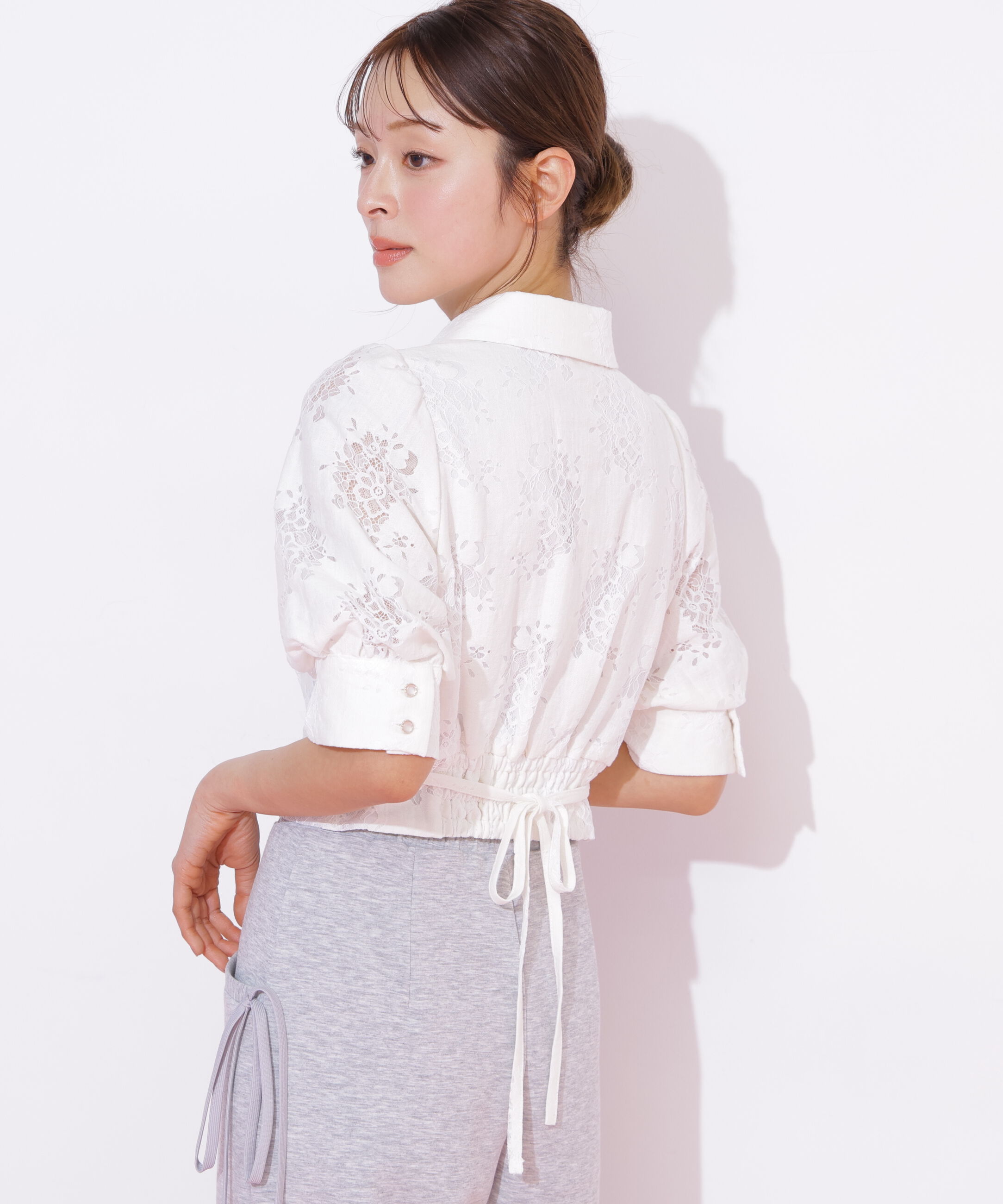  「ウエストビスチェデザインブラウス」|シャツ・ブラウス|