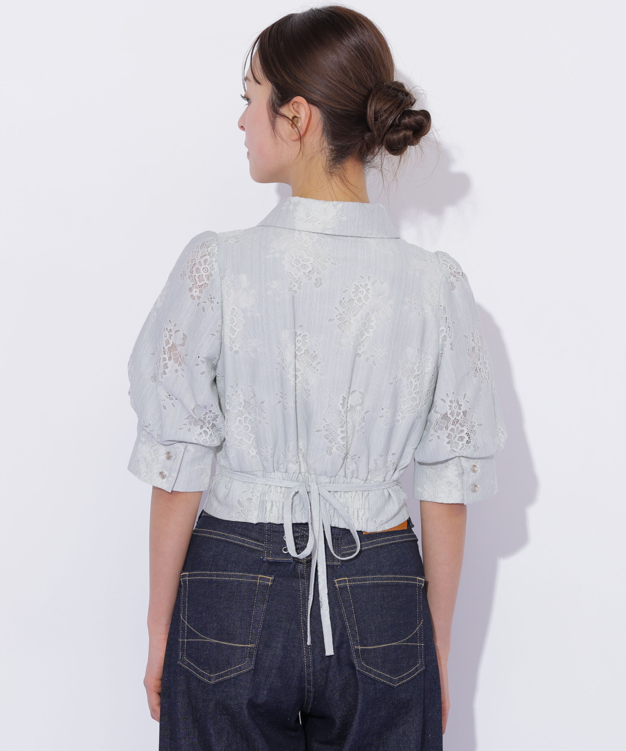  「ウエストビスチェデザインブラウス」|シャツ・ブラウス|