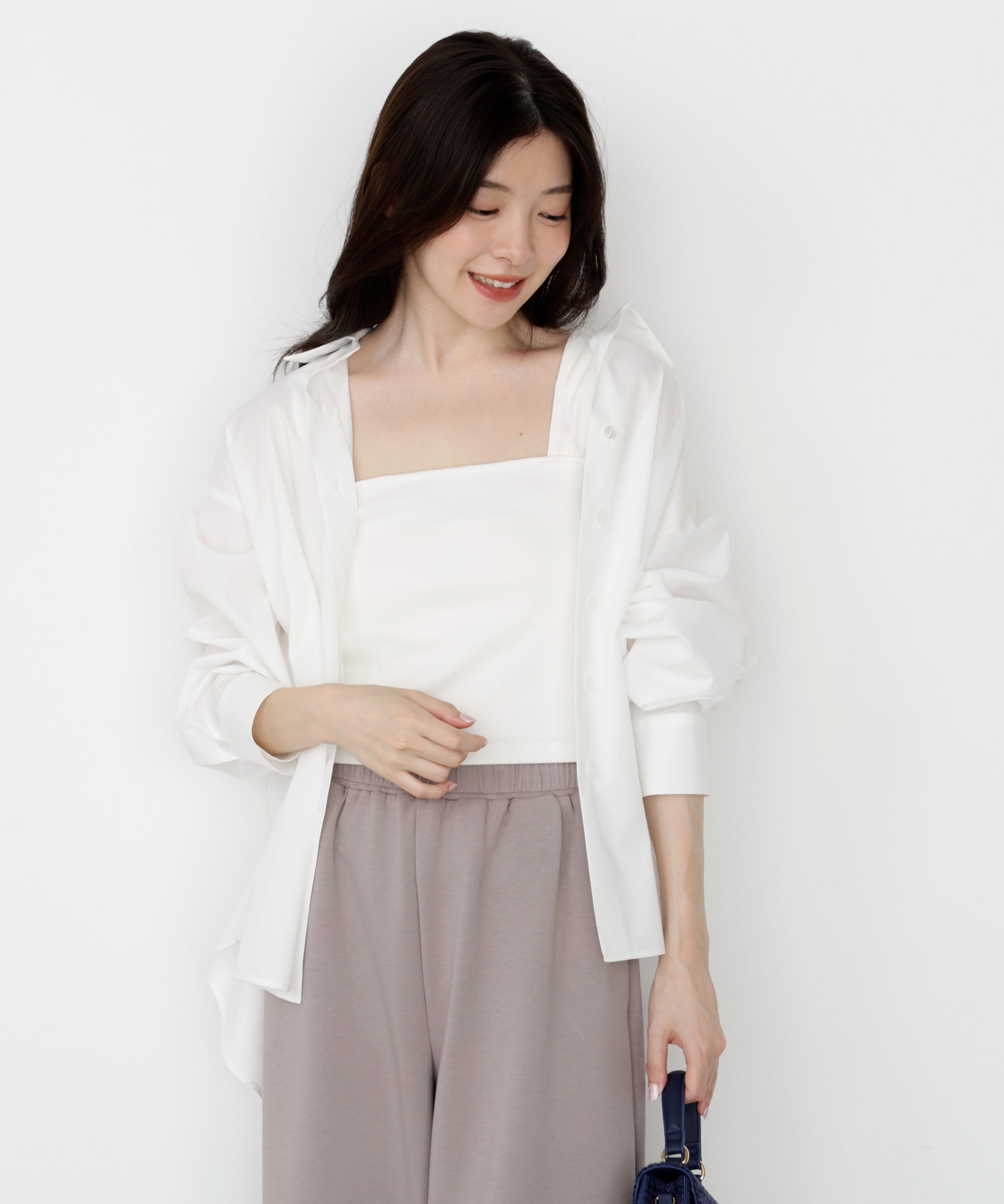 PROPORTION BODY DRESSING「＜ウォッシャブル＞バックリボンシャツ 25AW」|シャツ・ブラウス|