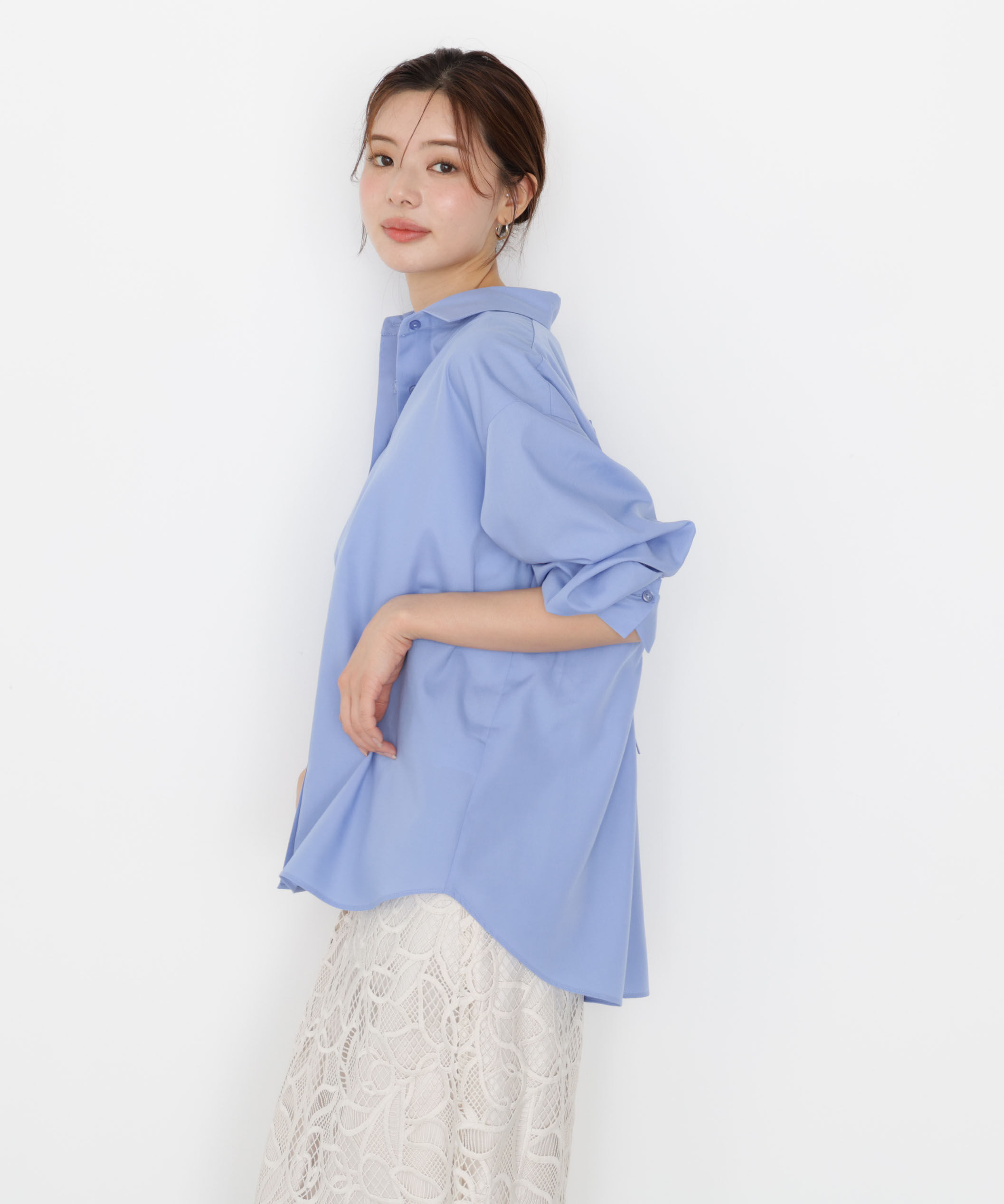 PROPORTION BODY DRESSING「＜ウォッシャブル＞バックリボンシャツ 25AW」|シャツ・ブラウス|