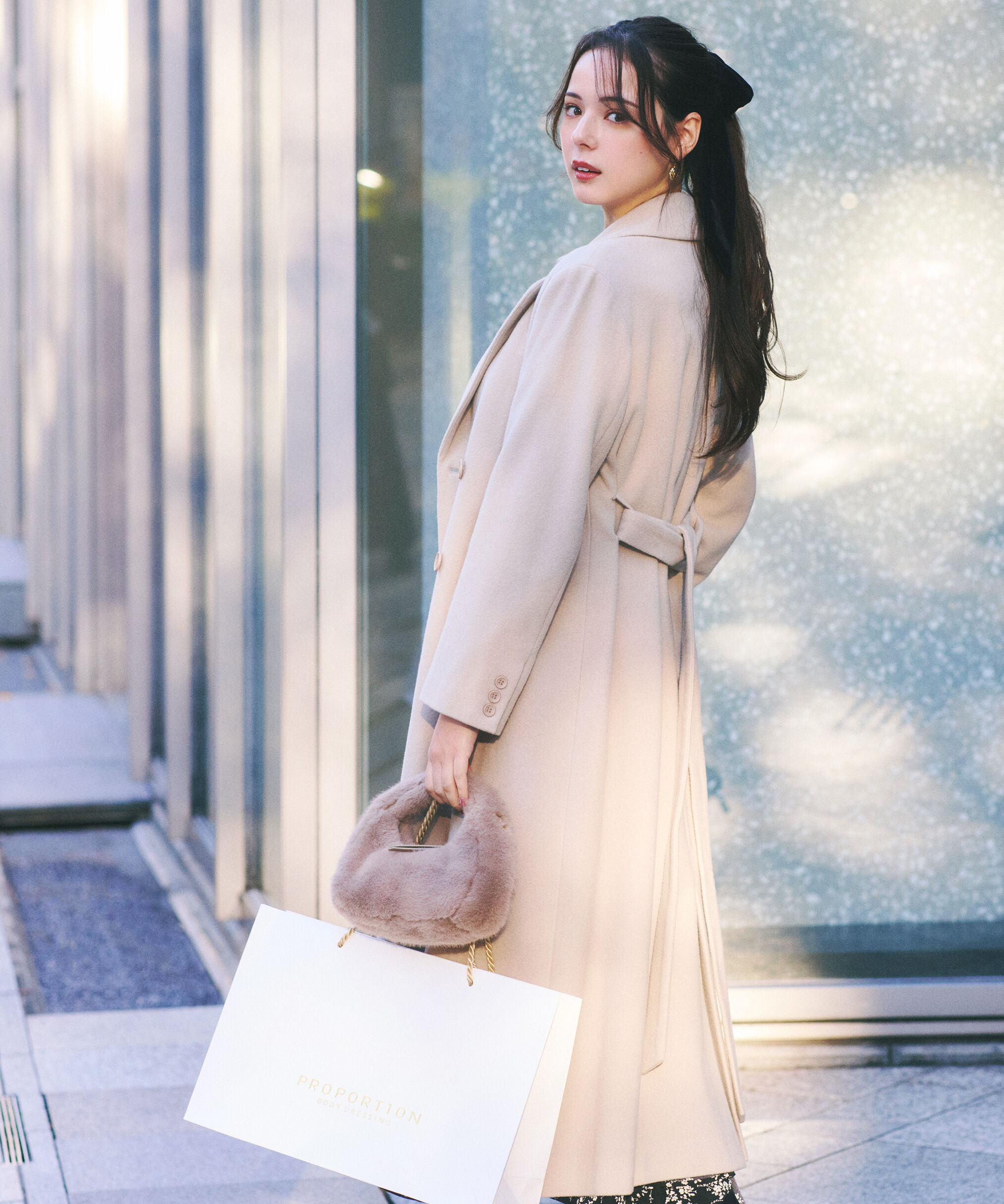 PROPORTION BODY DRESSING「ベルテッドレディーコート 25AW」|その他|