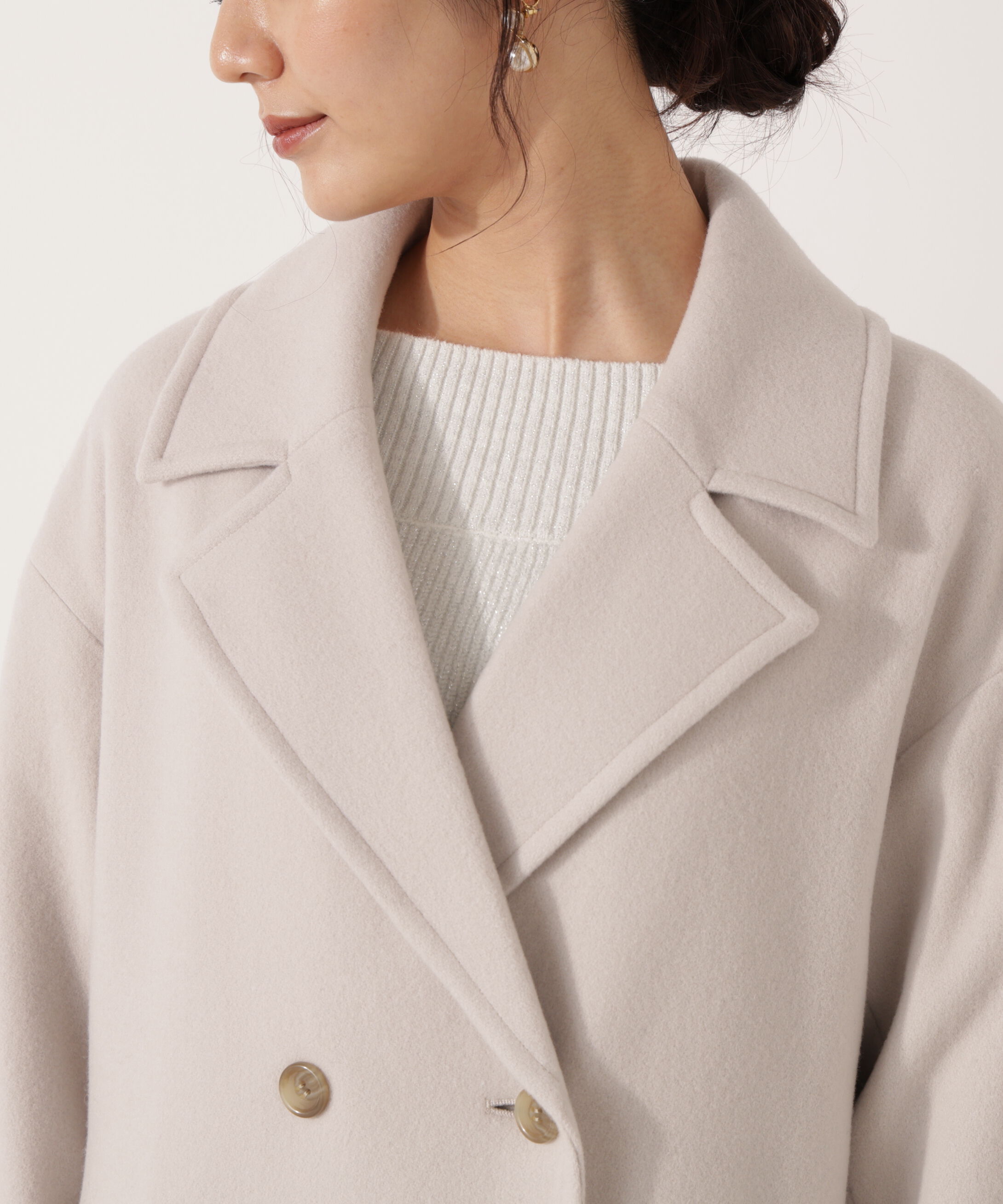 PROPORTION BODY DRESSING「ダブル釦チェスターコート 25AW」|その他|