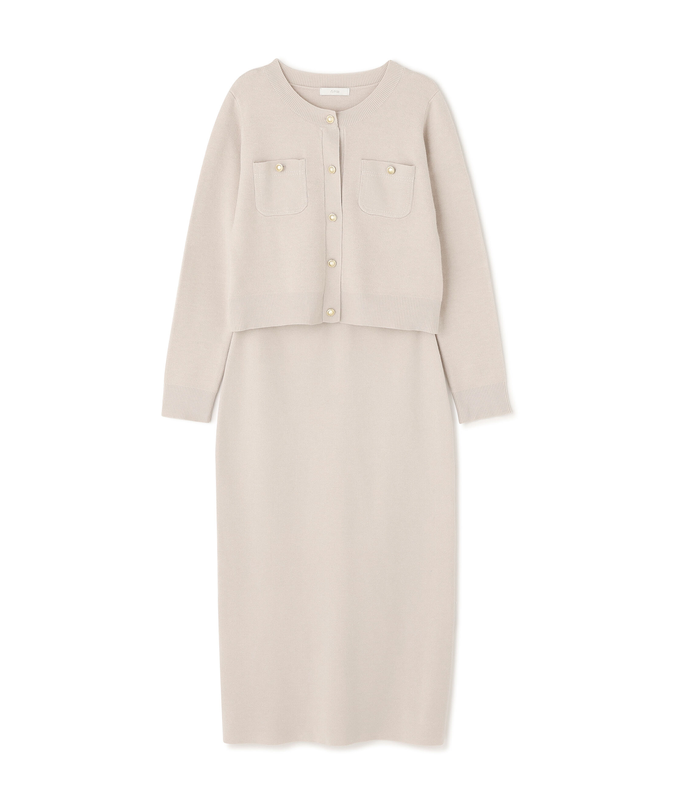 PROPORTION BODY DRESSING「ステッチニットSETUP 25AW」|ワンピース|