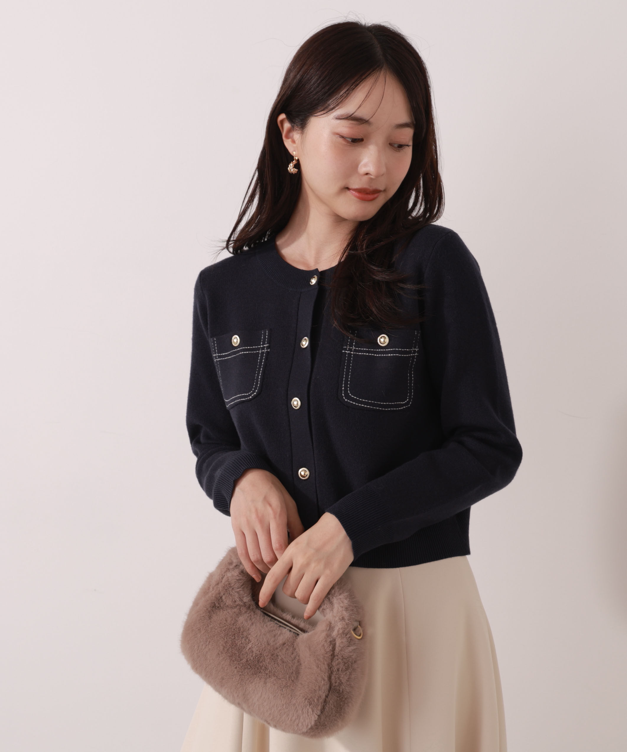 PROPORTION BODY DRESSING「ステッチニットSETUP 25AW」|ワンピース|