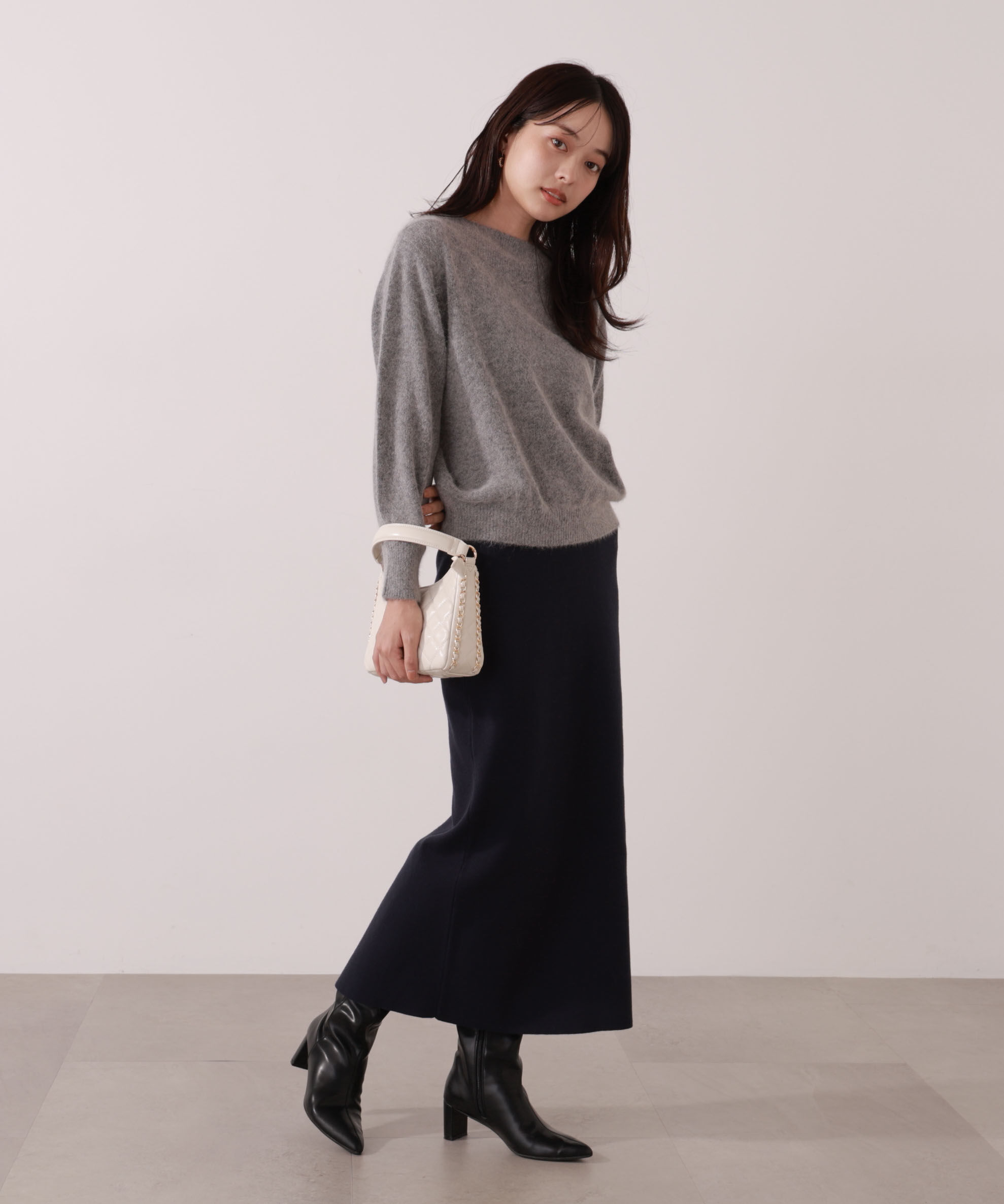 PROPORTION BODY DRESSING「ステッチニットSETUP 25AW」|ワンピース|