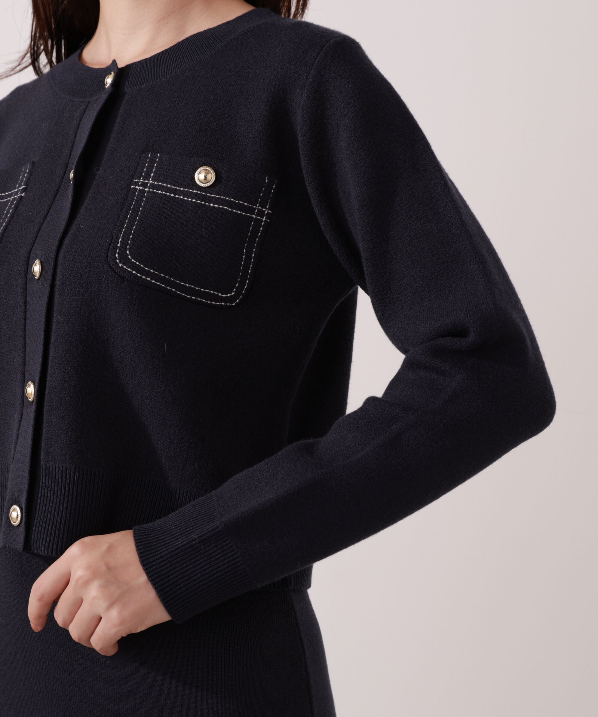 PROPORTION BODY DRESSING「ステッチニットSETUP 25AW」|ワンピース|