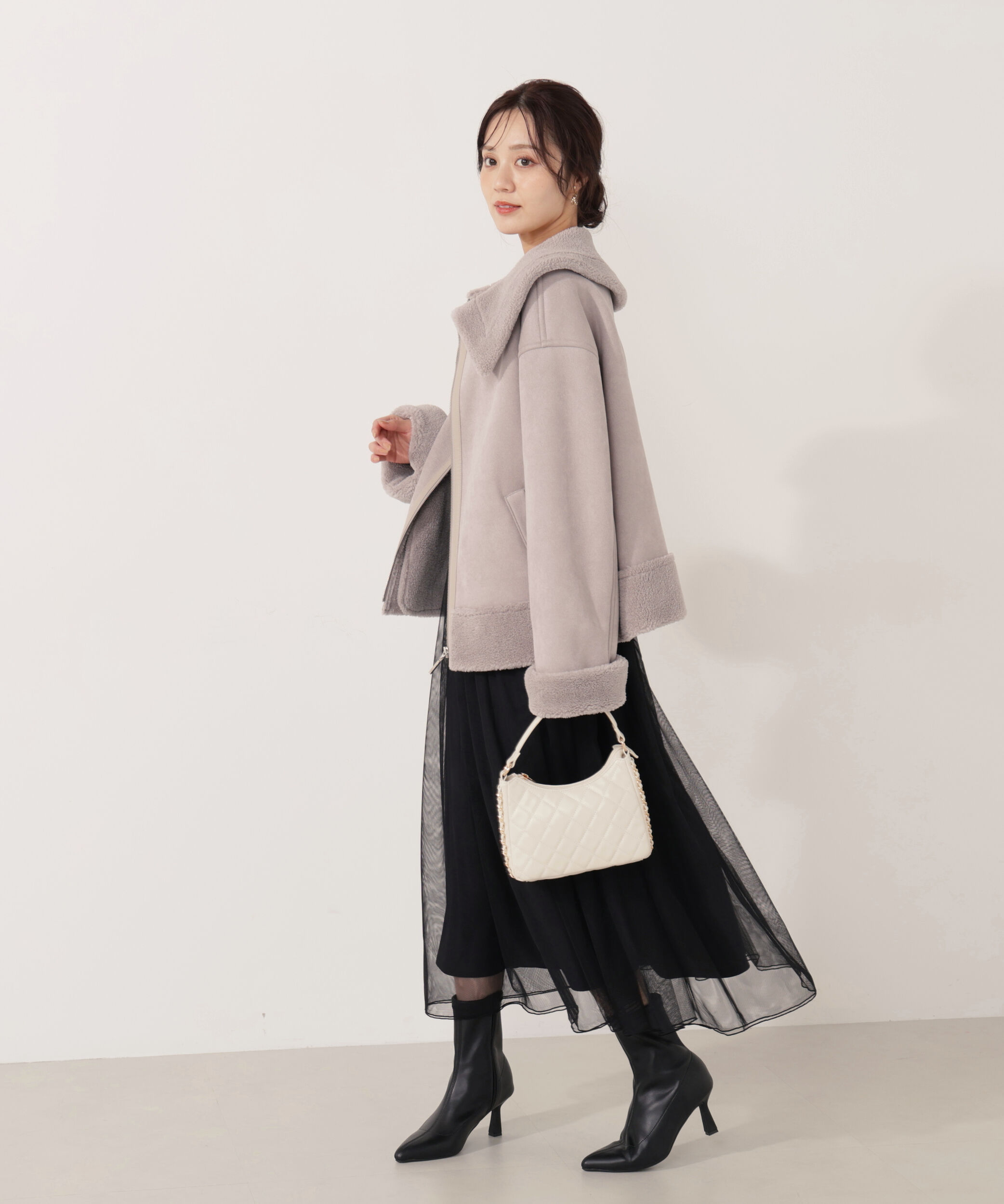 PROPORTION BODY DRESSING「フェイクムートン 25AW」|ブルゾン・スタジャン|