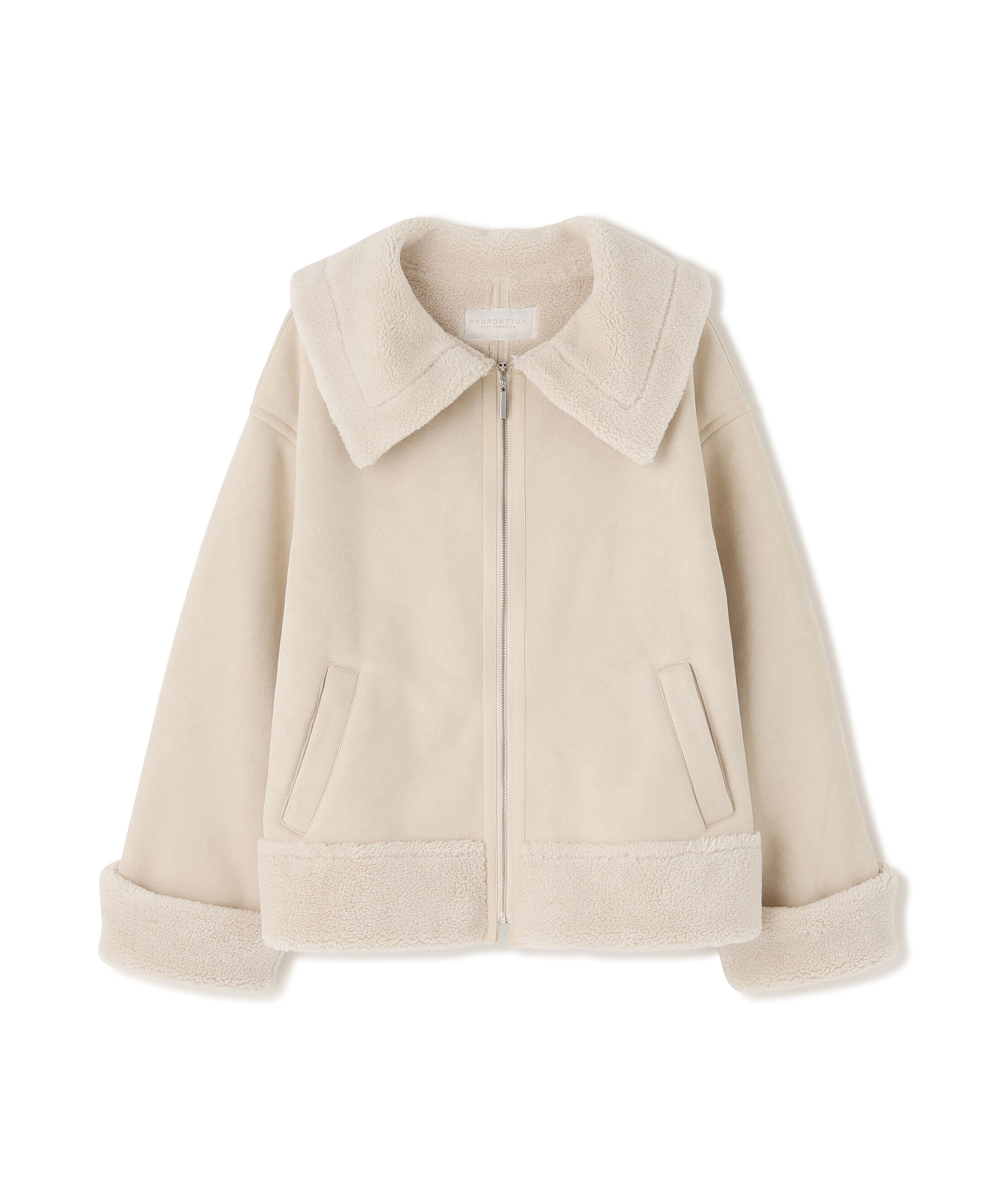 PROPORTION BODY DRESSING「フェイクムートン 25AW」|ブルゾン・スタジャン|