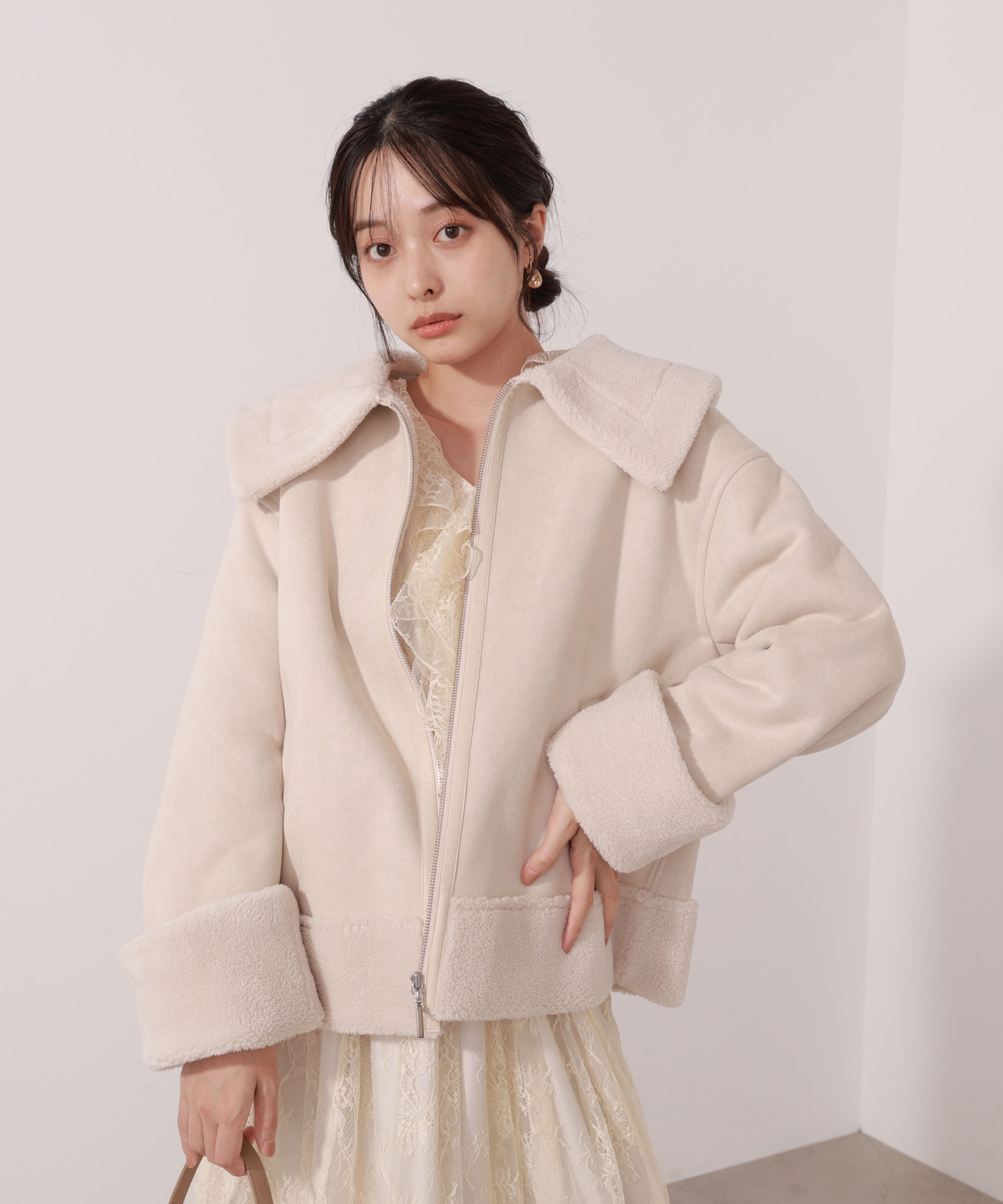 PROPORTION BODY DRESSING「フェイクムートン 25AW」|ブルゾン・スタジャン|