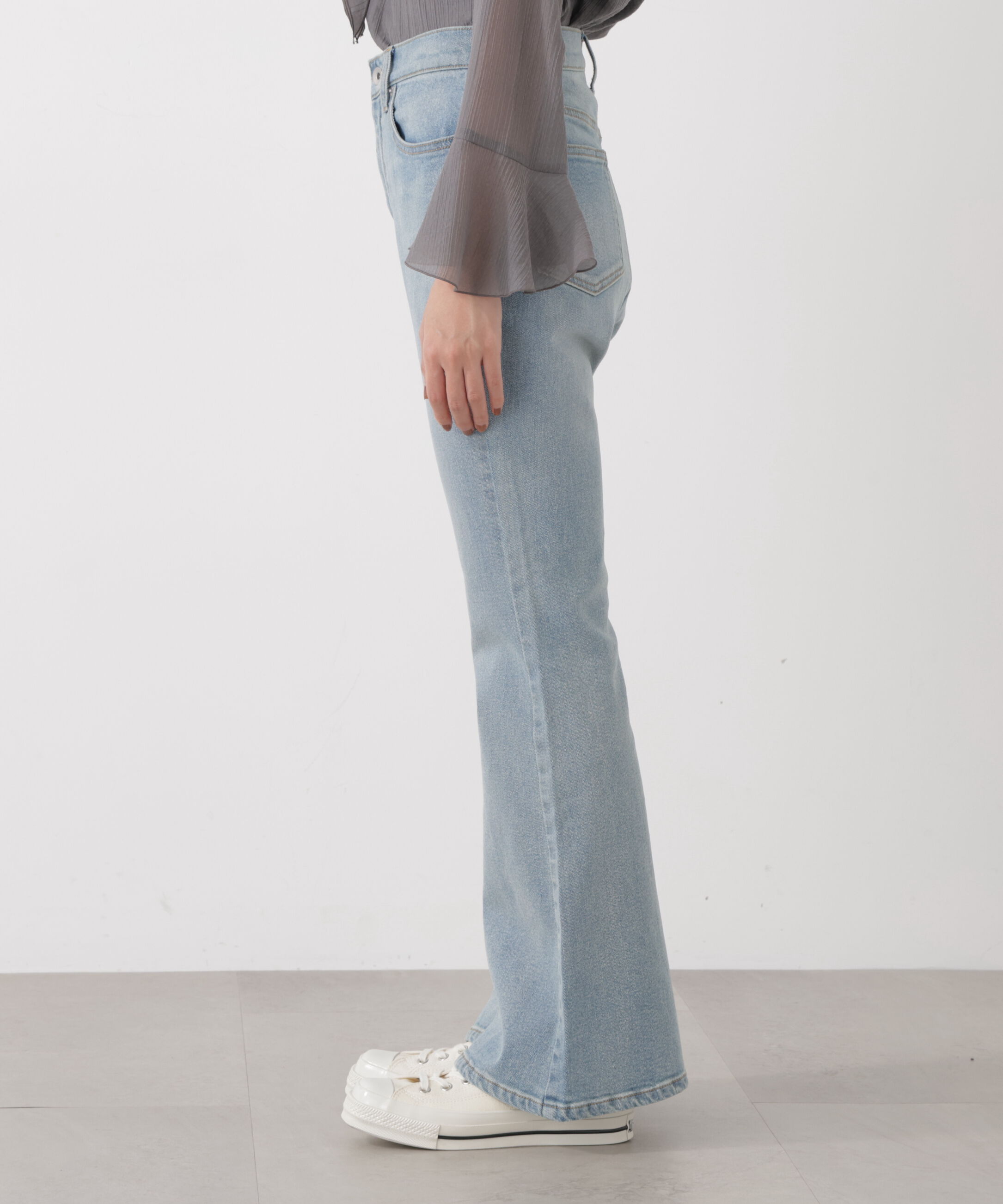 PROPORTION BODY DRESSING「〈a/mie〉フレアデニムパンツ　26SS」|その他|