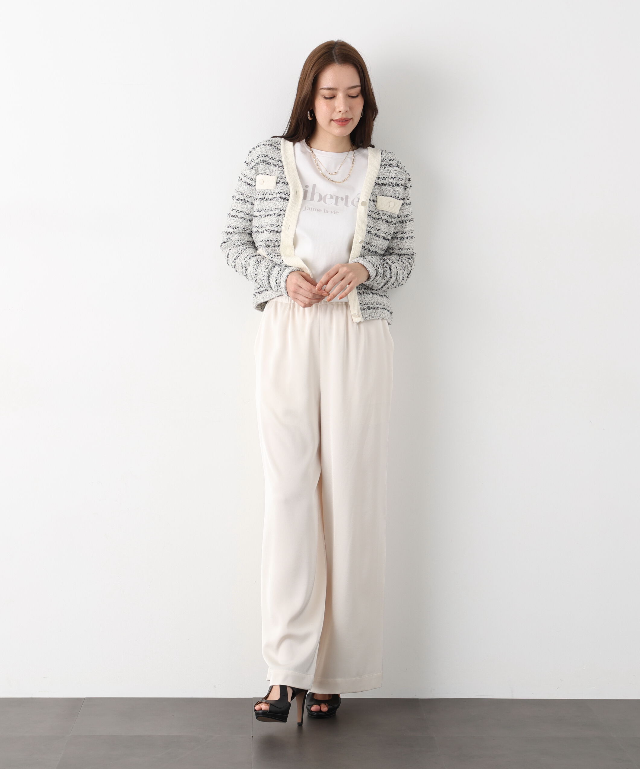  「サテンワイドパンツ」|その他|