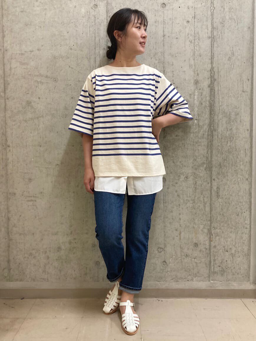  「布帛ドッキングノースリカットソー」|Tシャツ・カットソー|