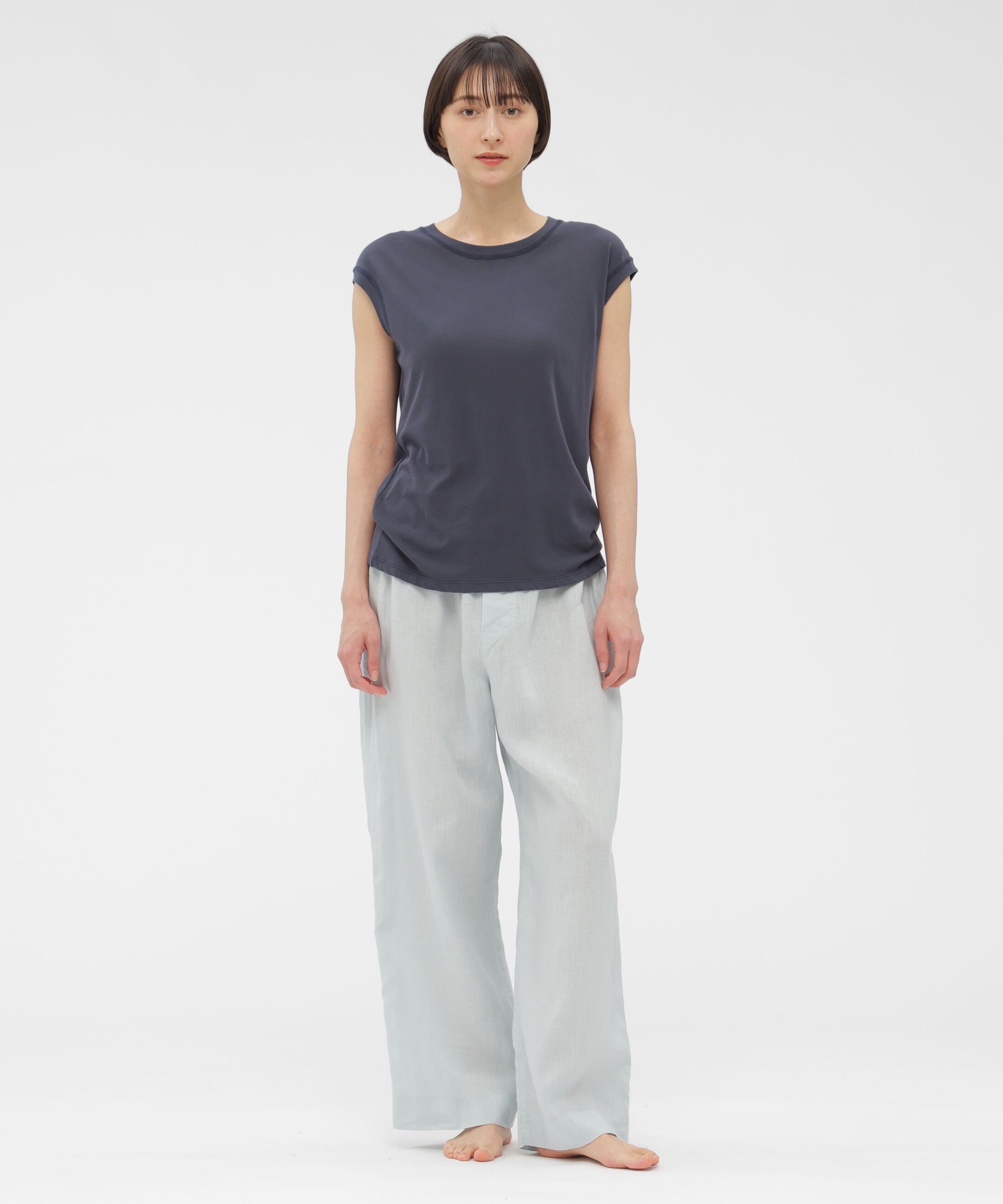 MARGARET HOWELL HOUSEHOLDGOODS「SIRO SPUN COTTON JERSEY TOP」|Tシャツ・カットソー|