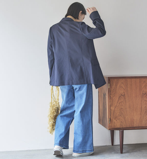 Doux archives「ワイドベイカーデニムパンツ」|デニム|