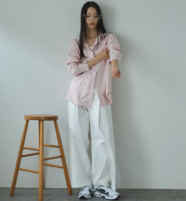 Doux archives「ベーシックストライプシャツ」|シャツ・ブラウス|