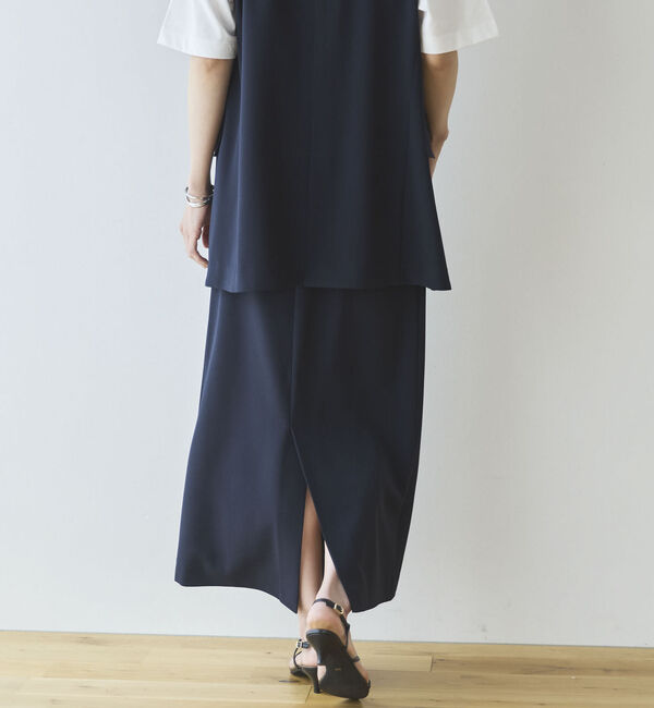 Doux archives「【多機能麻調合繊】タイトスカート」|スカート|