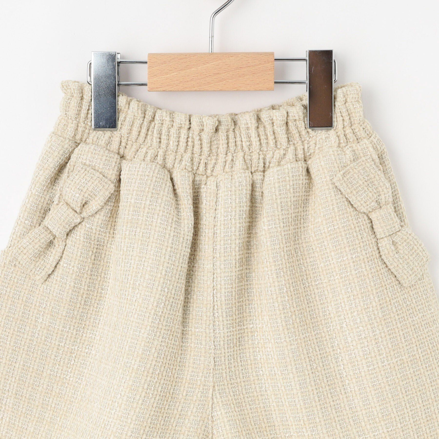 SHOO･LA･RUE「【100-140cm/プチセレ】ツイードショートパンツ」|キュロット|