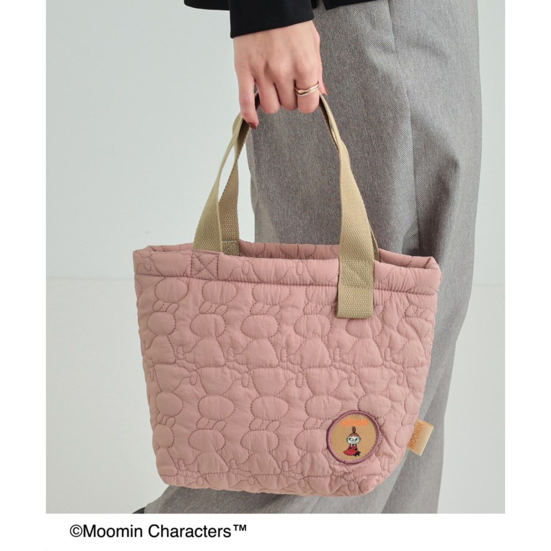 SHOO･LA･RUE「【ムーミン】コラボ キルティングランチトートバッグ」|トートバッグ|