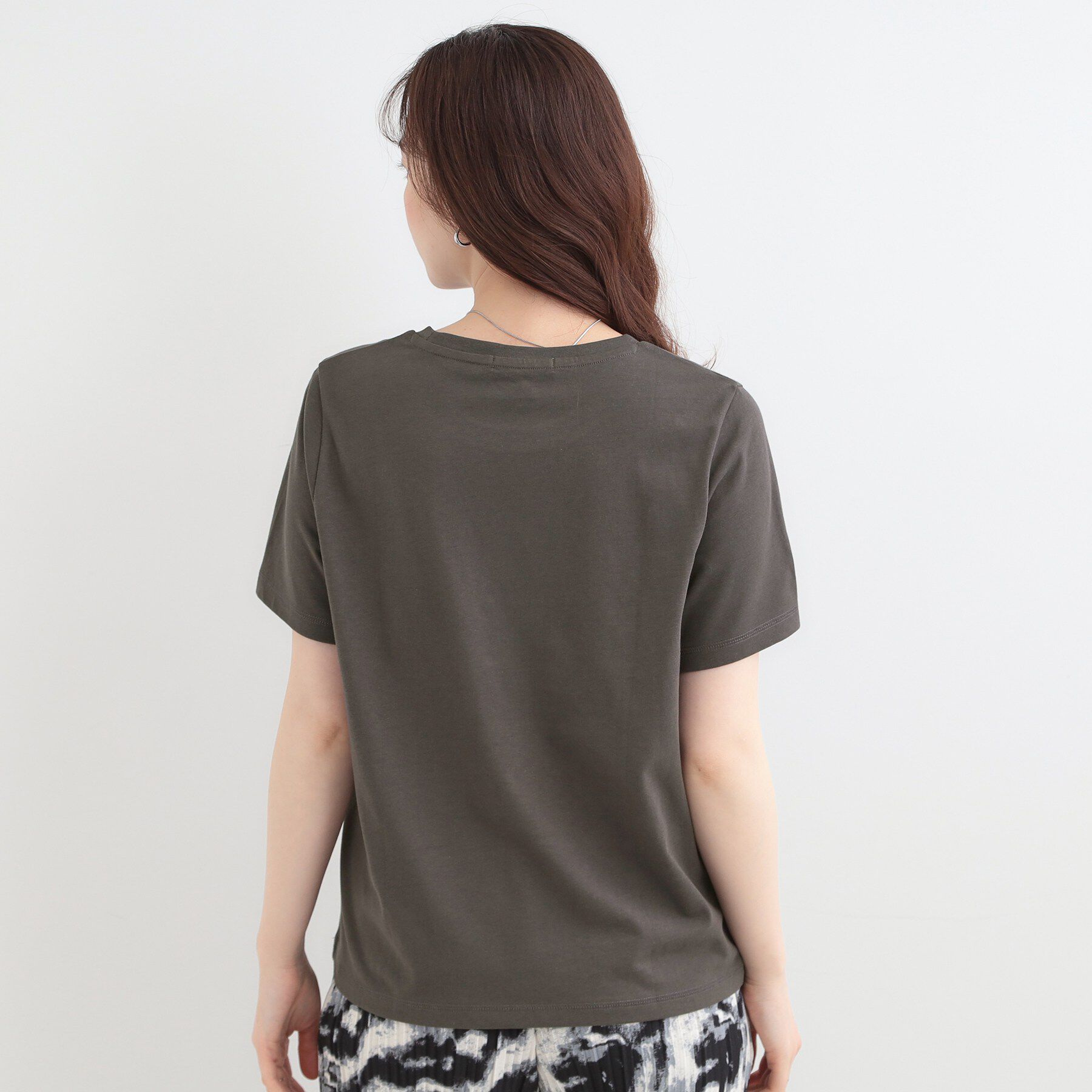 SHOO･LA･RUE「【S-LL/プチプラ/柄が選べる】上品プリントTシャツ」|Tシャツ・カットソー|