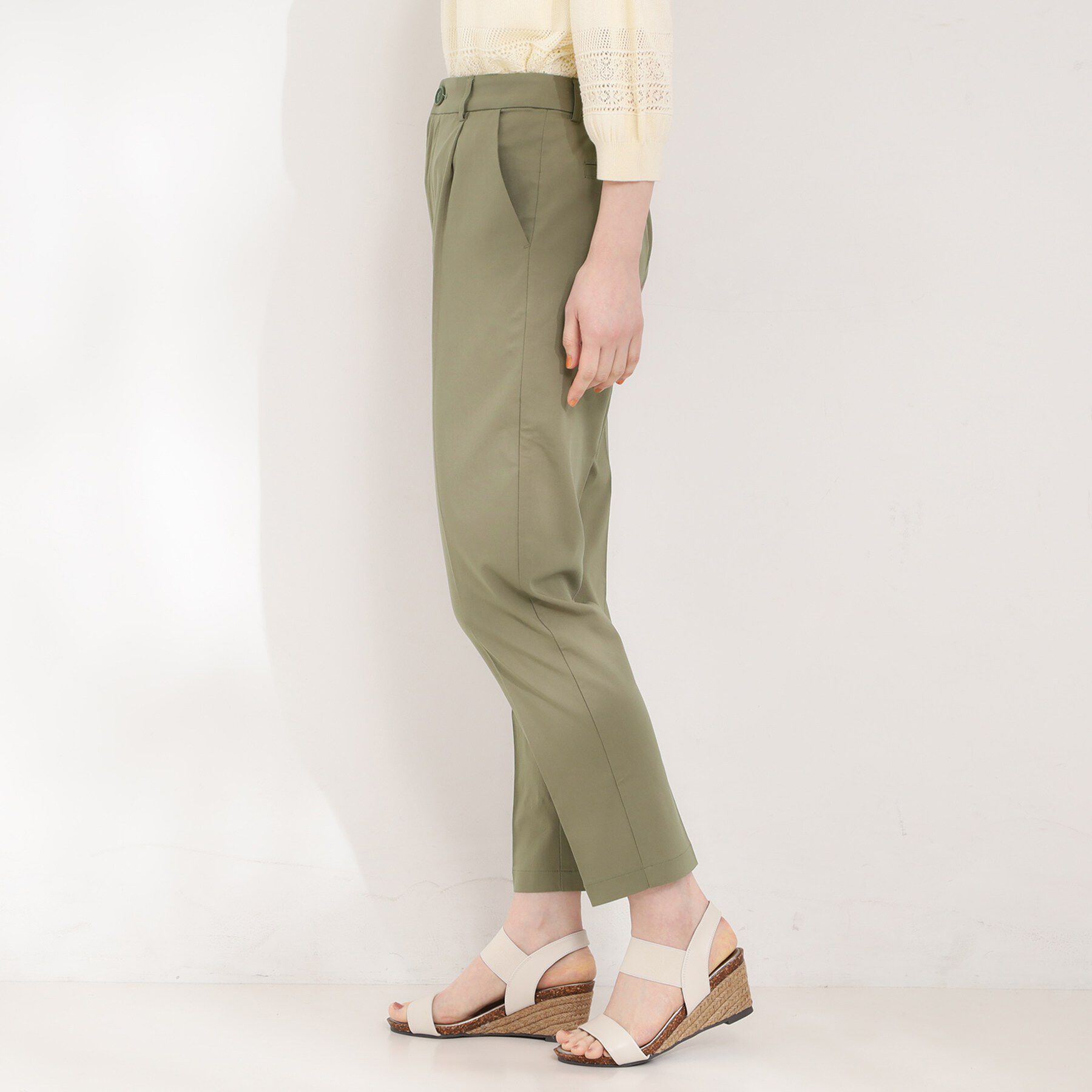 SHOO･LA･RUE「【ひんやり/洗濯機可/S-LL】スティックパンツ」|その他|