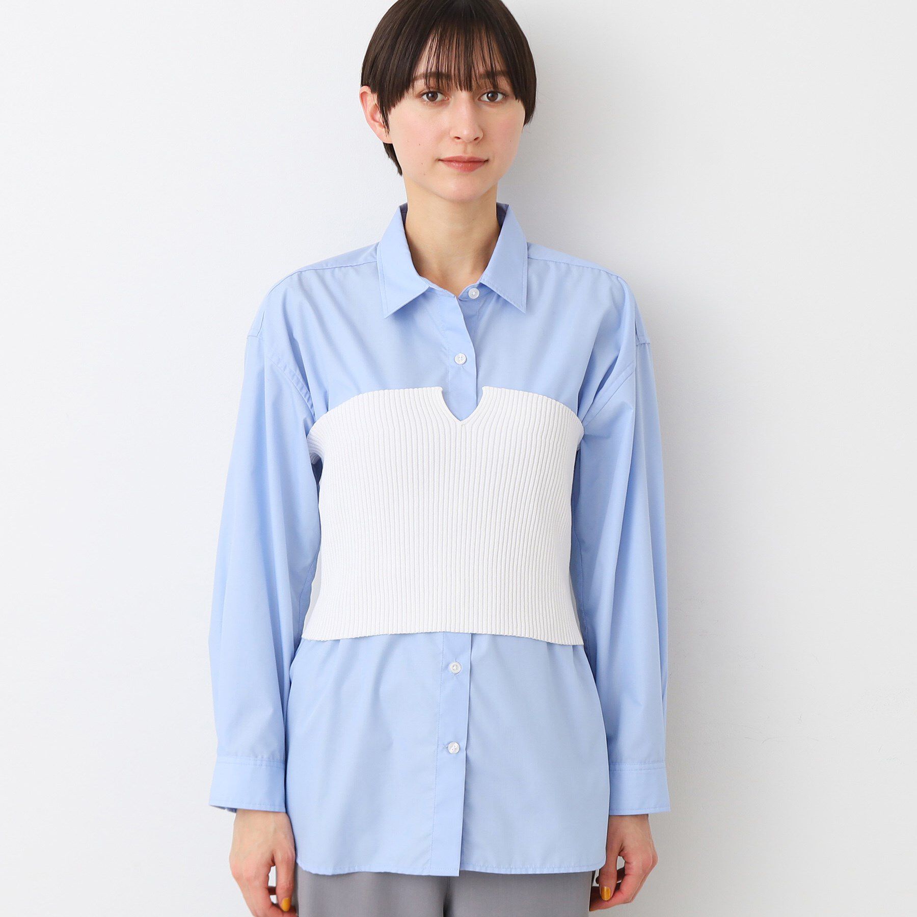 Dessin「【洗える】ニットバンドゥ」|チューブトップ|