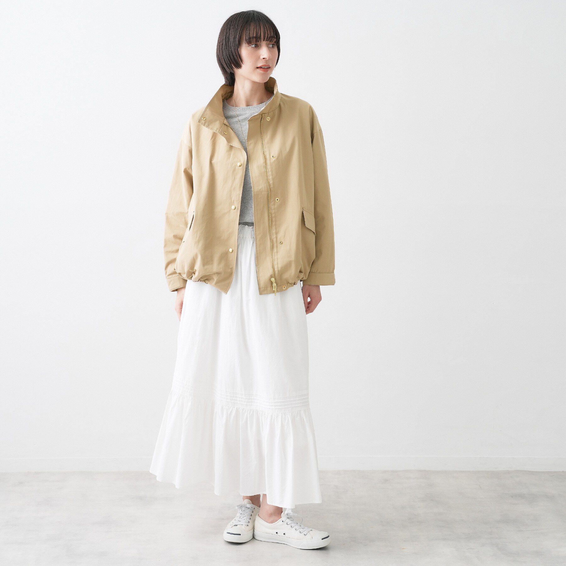 Dessin「【撥水/2WAY】フーディーブルゾン」|ブルゾン・スタジャン|