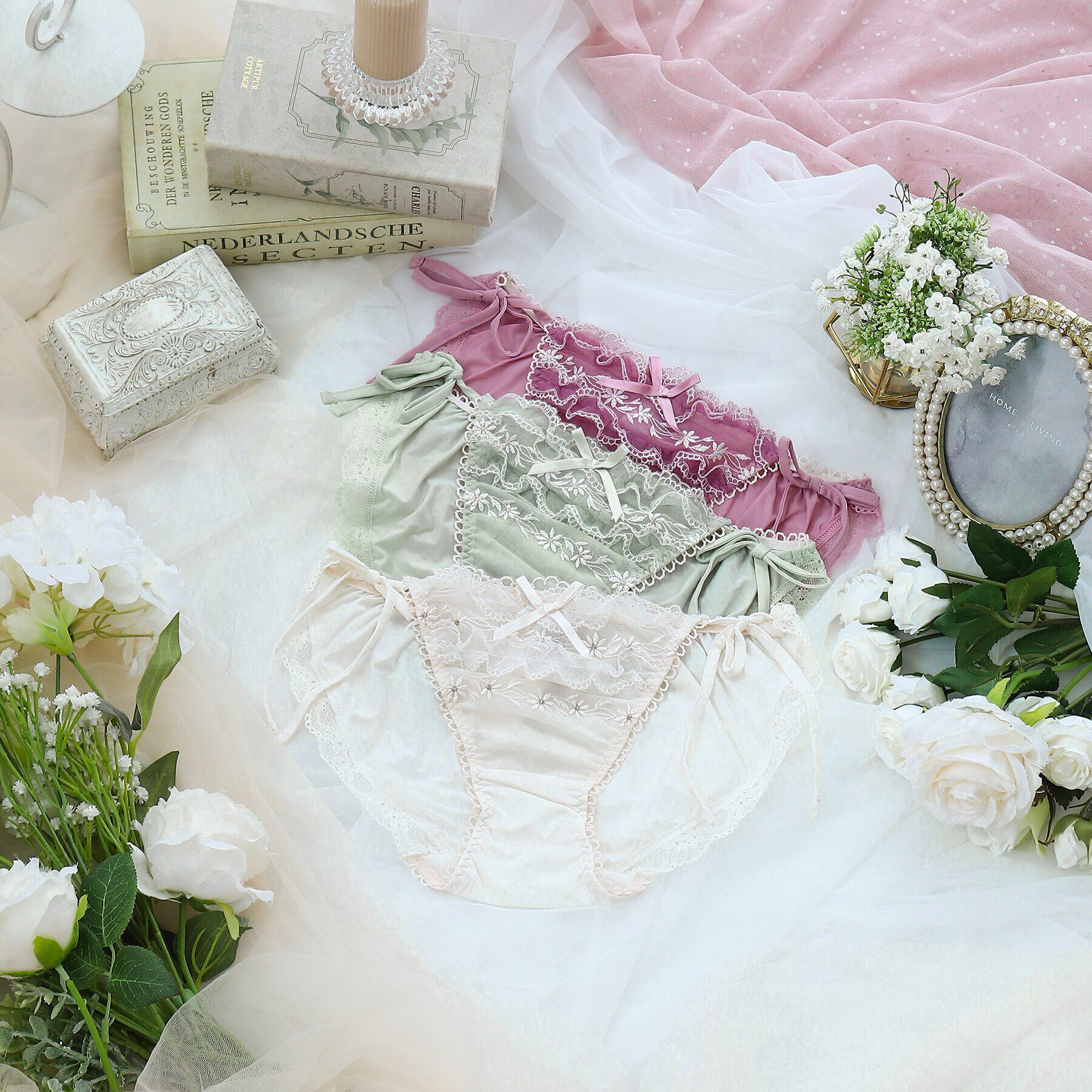 Risa Magli「ラーラ リボンショーツ」|インナー|