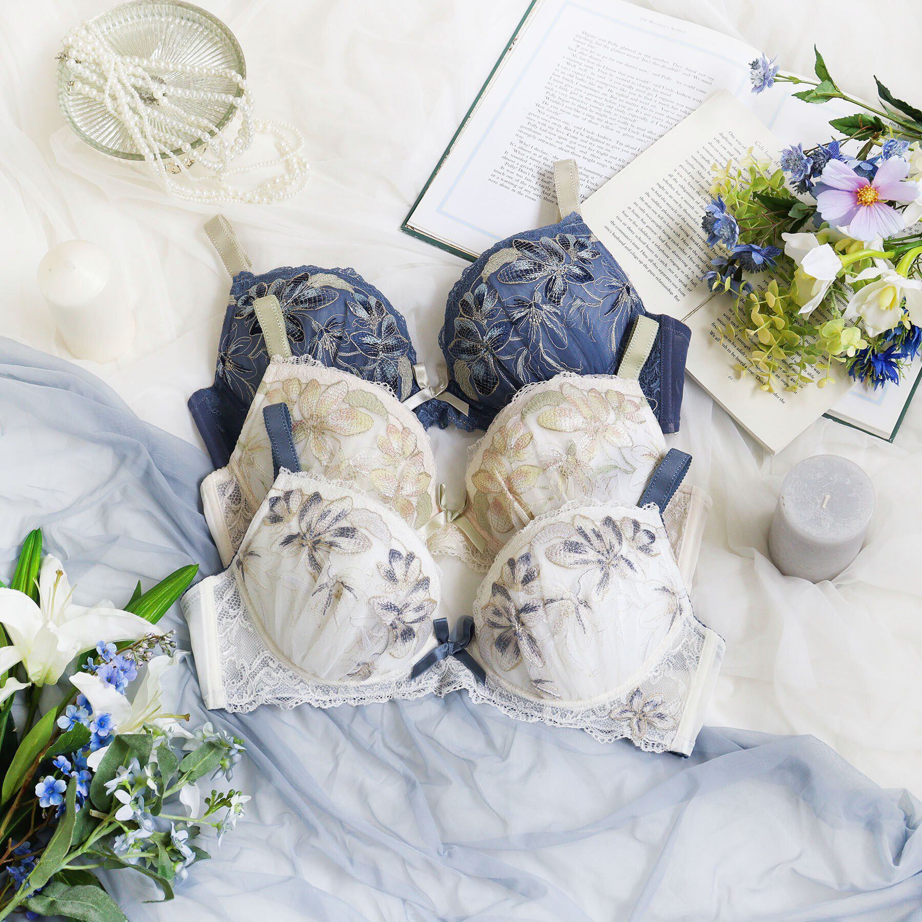 Risa Magli「イレーナ ブラジャー（G-H）＜サイドすっきりタイプ＞」|インナー|