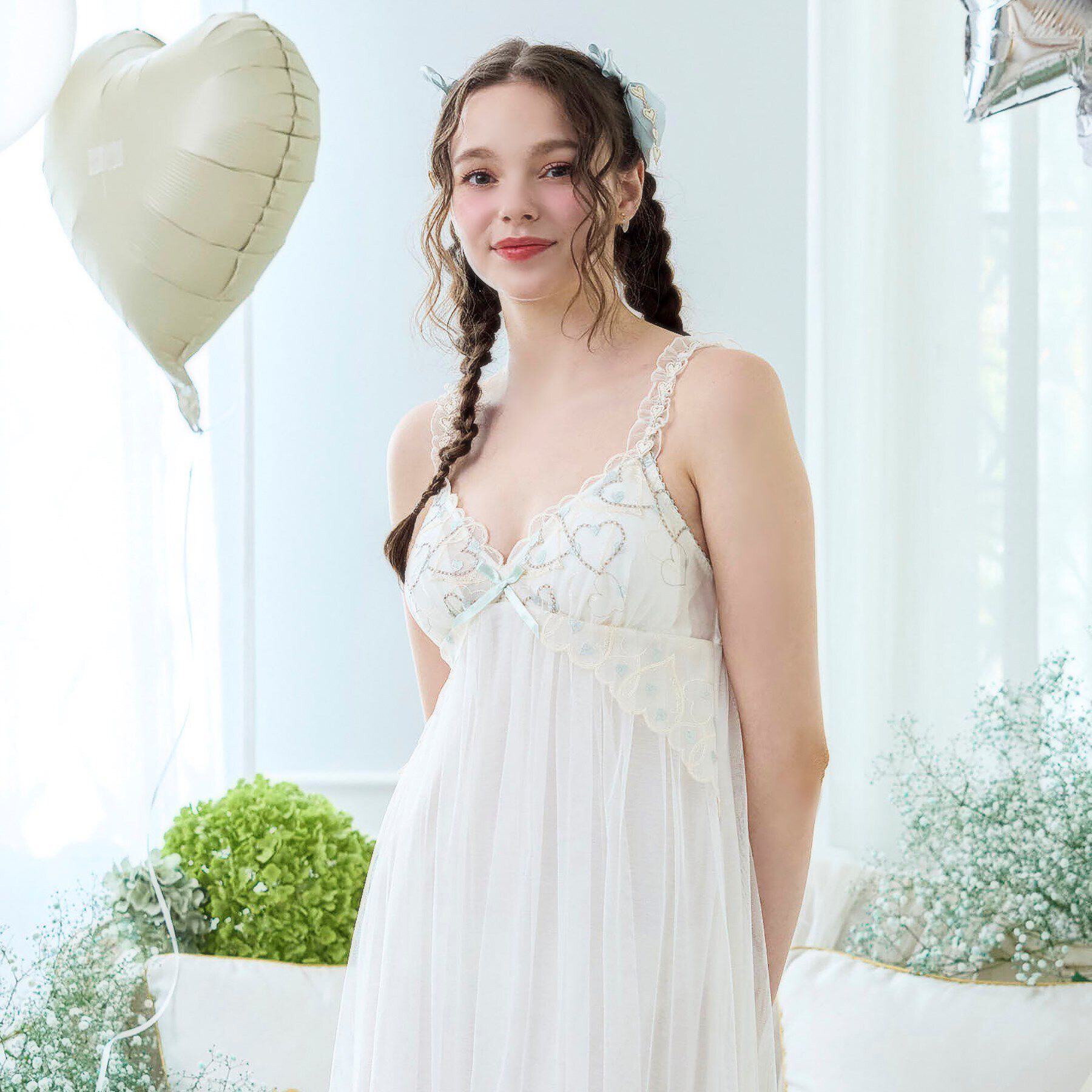 Risa Magli「ジアン カップ付マキシワンピース」|インナー|