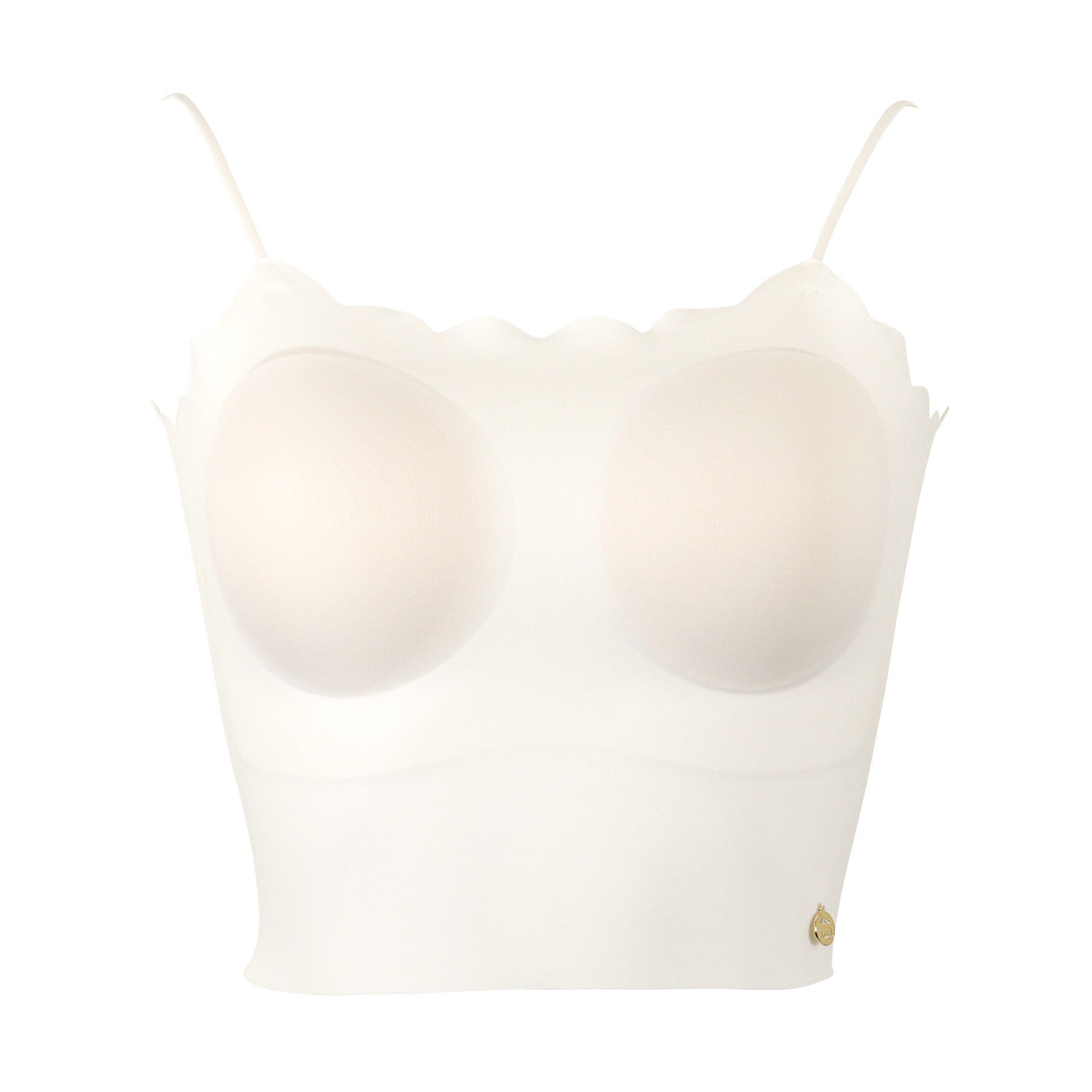 Risa Magli「ジニー シームレススカラップキャミソール」|キャミソール|