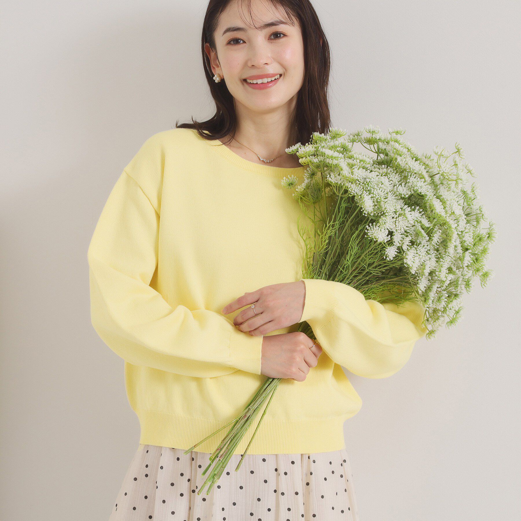 ITS&rsquo;DEMO「【洗濯機OK】スウェットライクニット」|ニット・セーター|