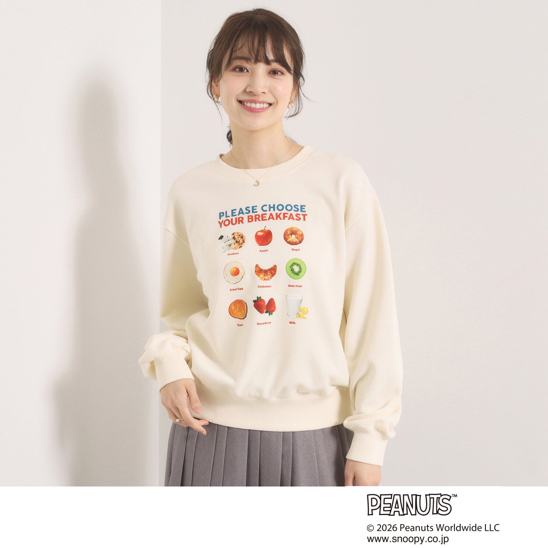 ITS&rsquo;DEMO「＜PEANUTS＞裏毛プルオーバー」|パーカー|