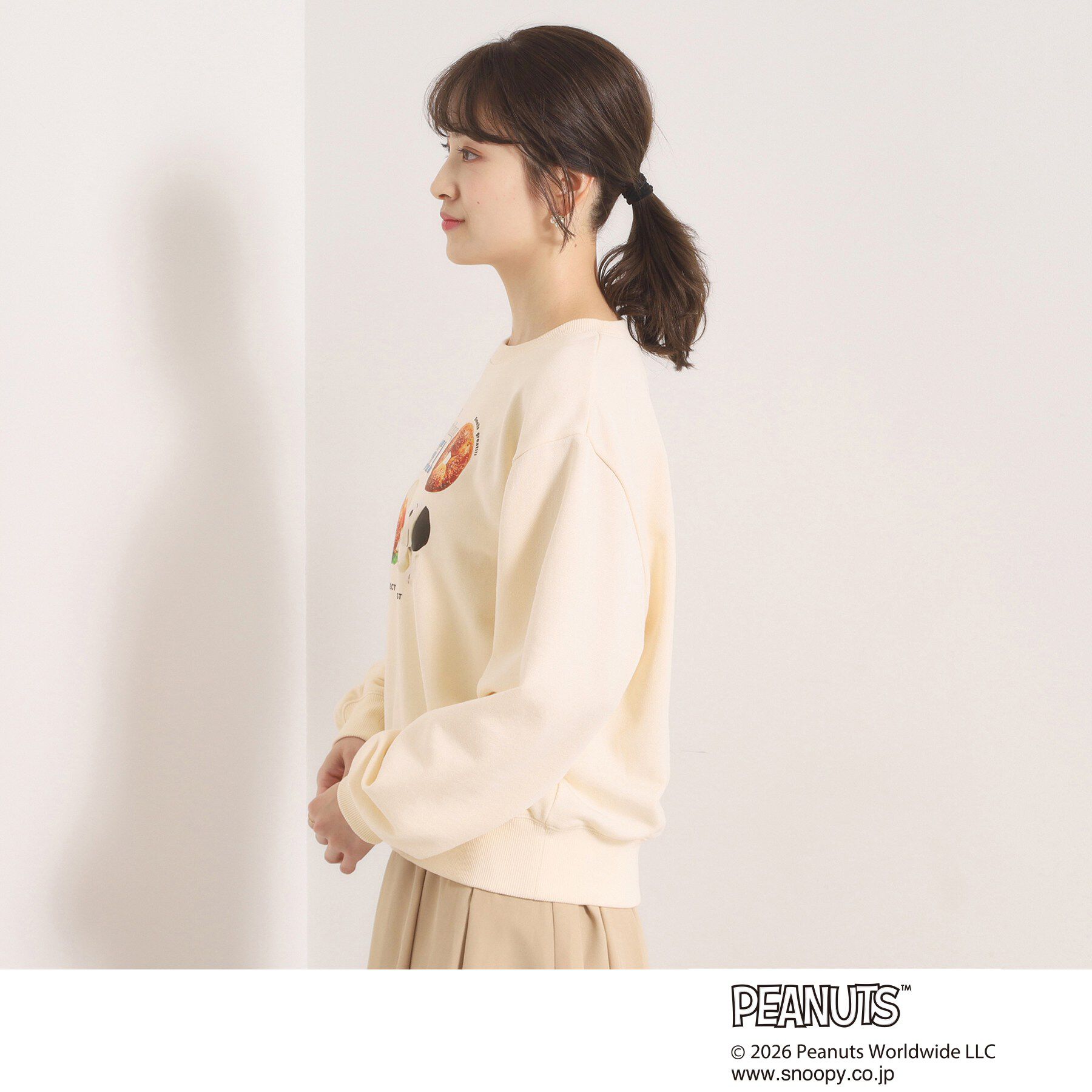 ITS&rsquo;DEMO「＜PEANUTS＞裏毛プルオーバー」|パーカー|