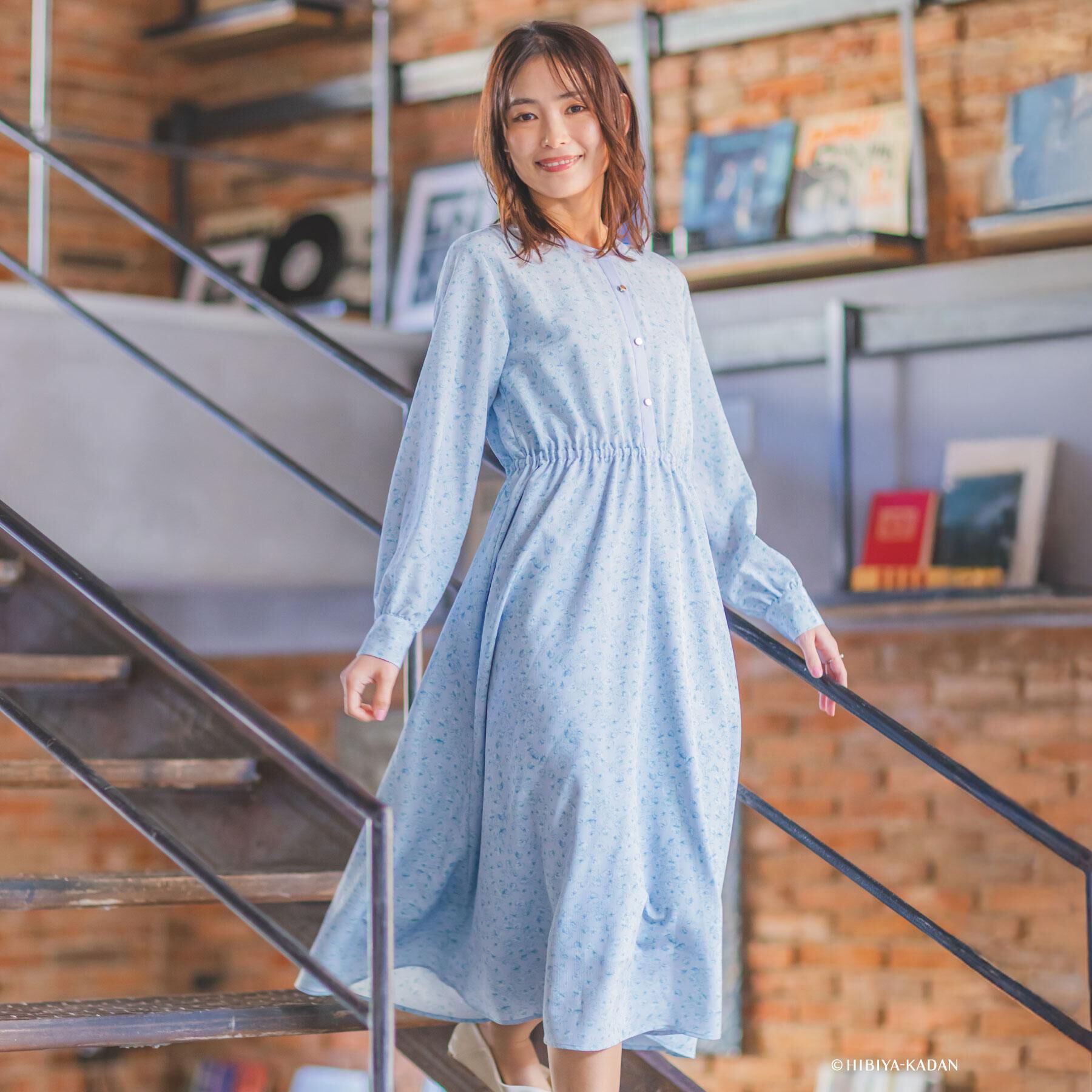 ITS&rsquo;DEMO「【ITS&rsquo;DEMO &times; HIBIYA－KADAN】楊柳ワンピース」|ワンピース|